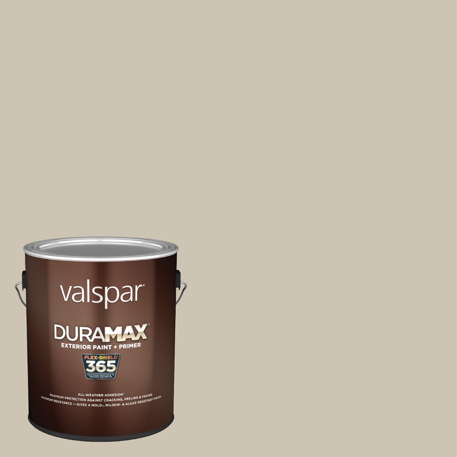 Valspar 6006-1B-74233 Duramax Flat Oatbran 6006-1B Latex Exterior Paint + Primer ( 1-gallon )