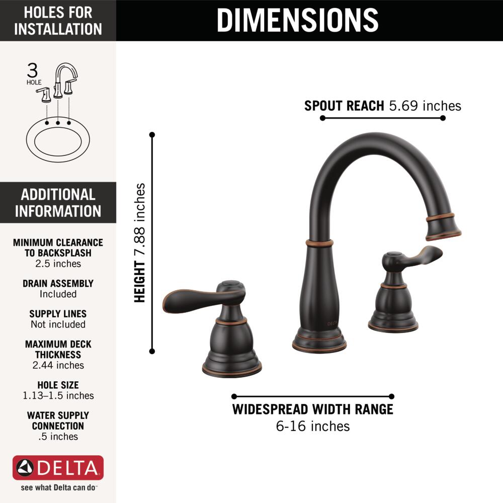 Delta 35896LF-OB Lavatory-Faucets - View #6
