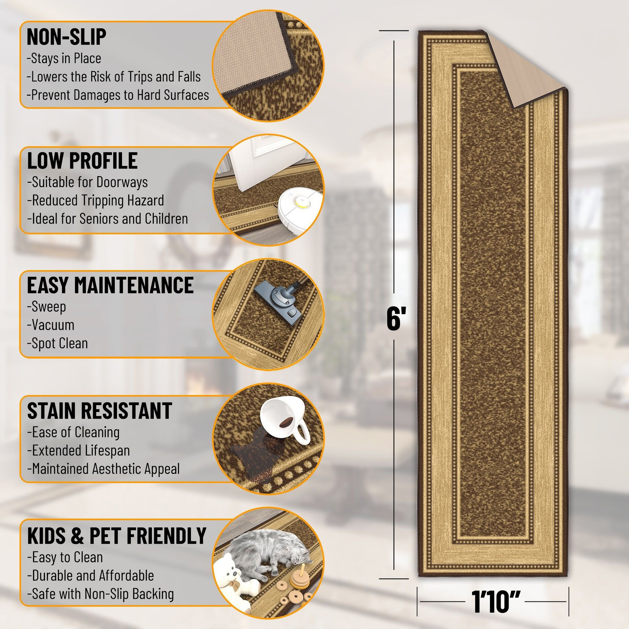 Ottomanson CLS3208-2X7 rugs - View #3