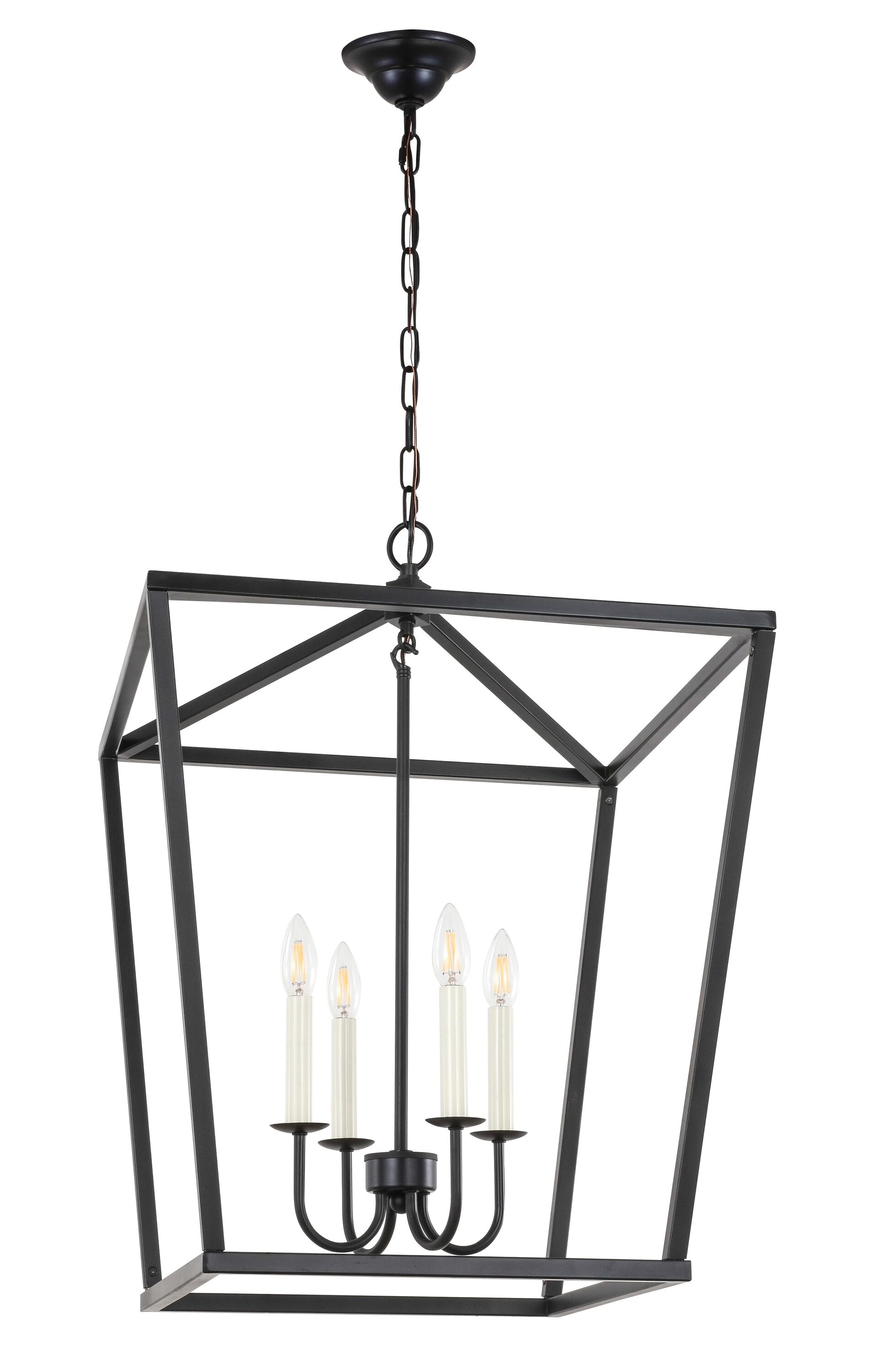 Elegant Decor HFDL18024D20BK Pendant-Lights - View #4