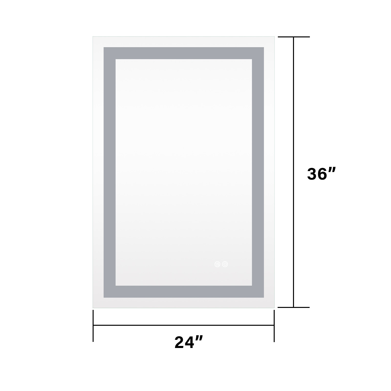 Forclover ASAL683 Framed-Bath-Mirrors - View #3