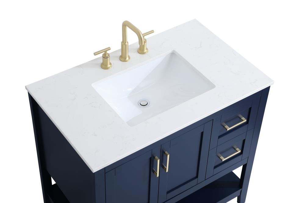 Elegant Decor FI48036BL Bath-Vanity-Combo - View #7