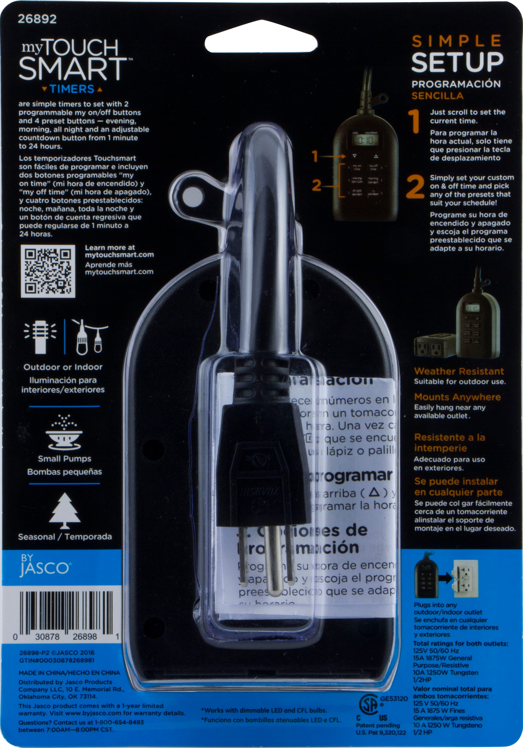 myTouchSmart 26898-T5 timers - View #4