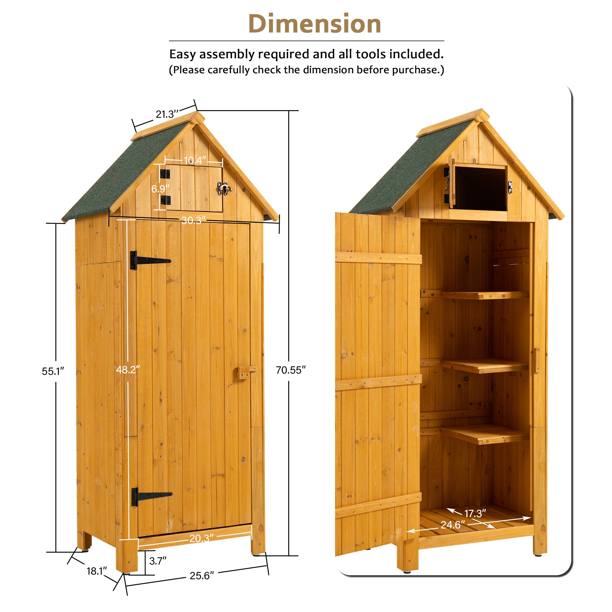 Mondawe MD-HO67667 Wood-Storage-Buildings - View #7