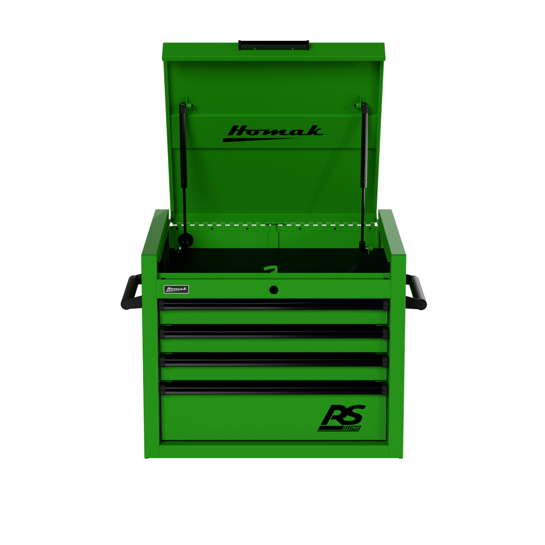 Homak RS Pro 27-in W x 21.375-in H Ball-bearing Stainless steel Tool Chest Combo ( Green )