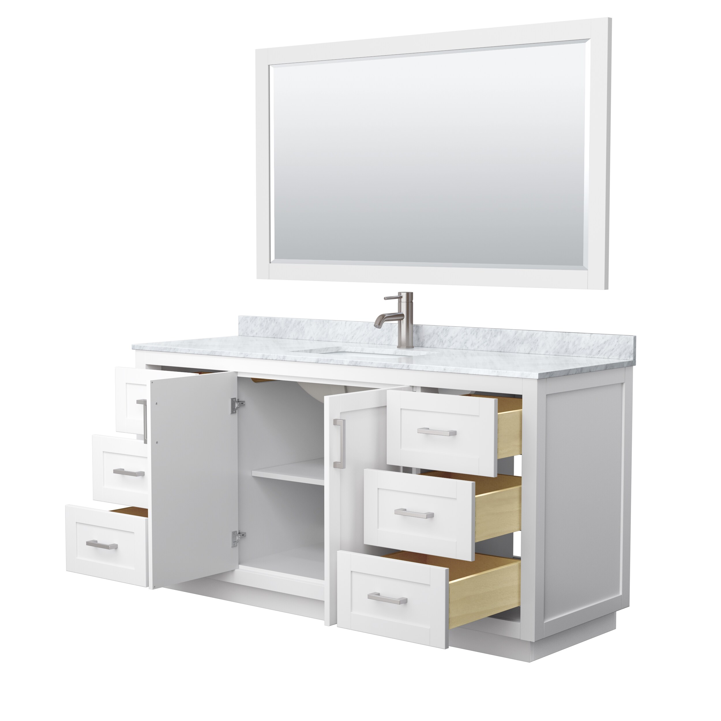 Wyndham Collection WCF292966SWHCMUNSM58 Bath-Vanity-Combo - View #3