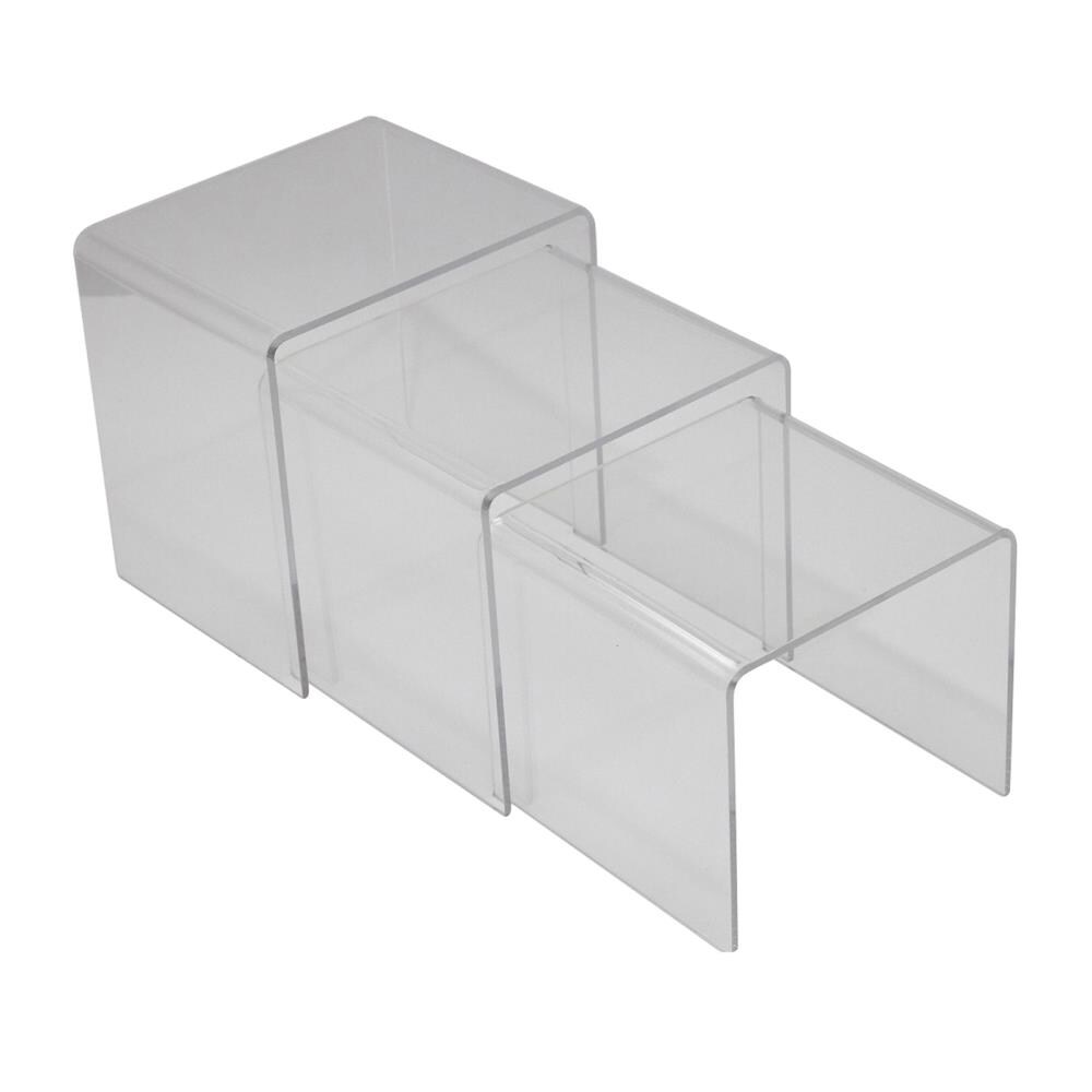 Modway Casper 3-Piece Modern Clear Accent Table Set at Lowes.com