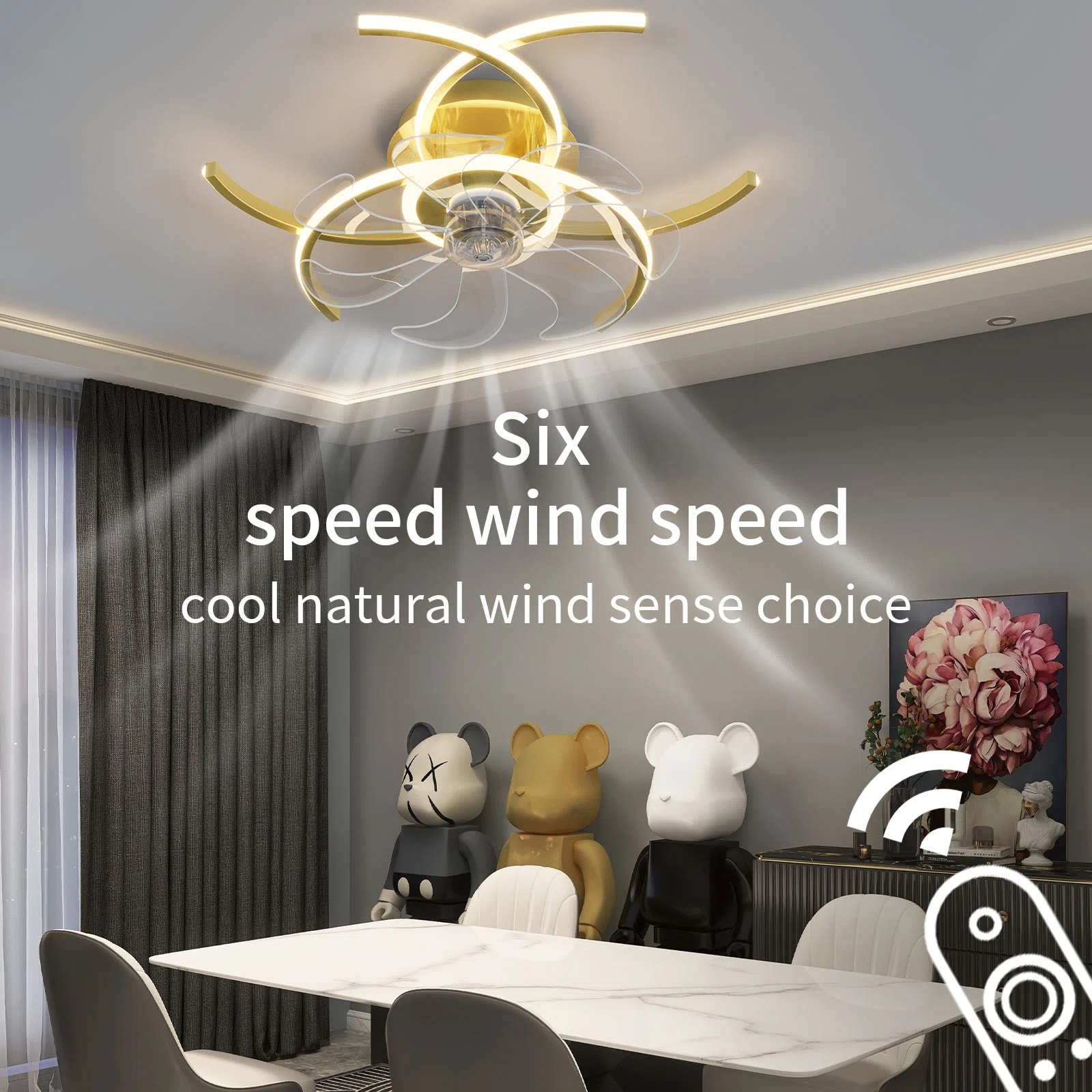 Yardreeze GHHCF055GD0407 Ceiling-Fans - View #5