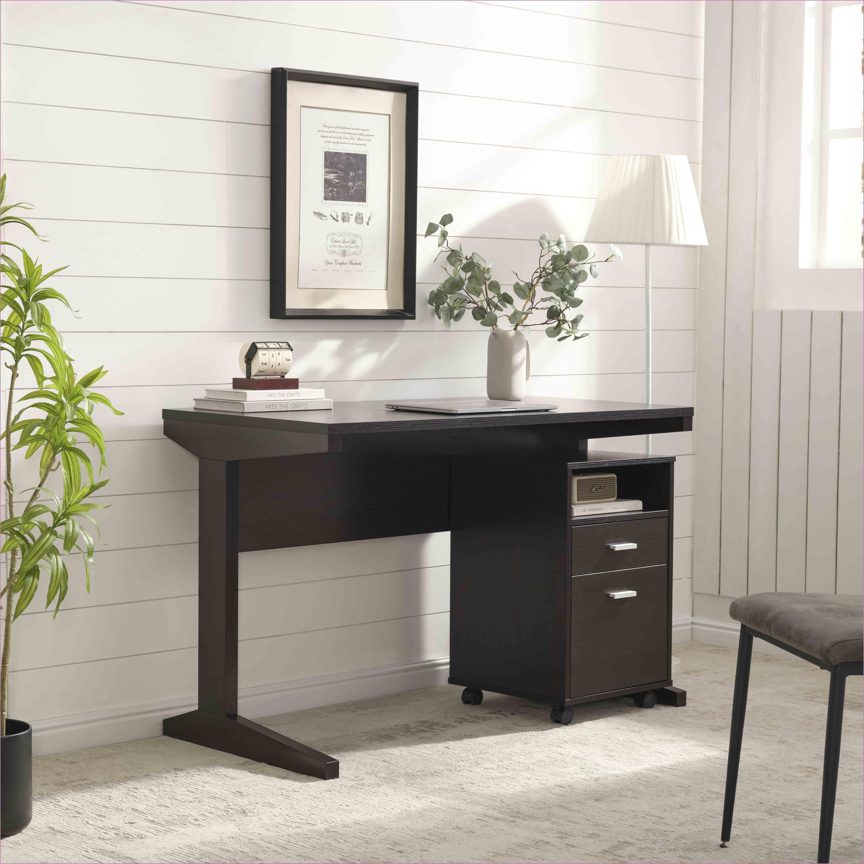 SunJet Desks Home Office Desk with Modesty Panel and Detached File ...