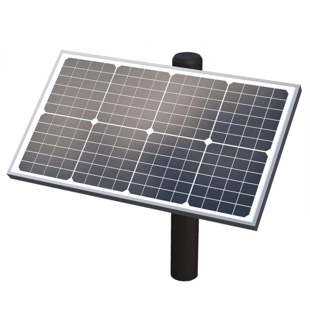 Ghost Controls 30W Solar Panel Kit for Remote Gate Opener Installation