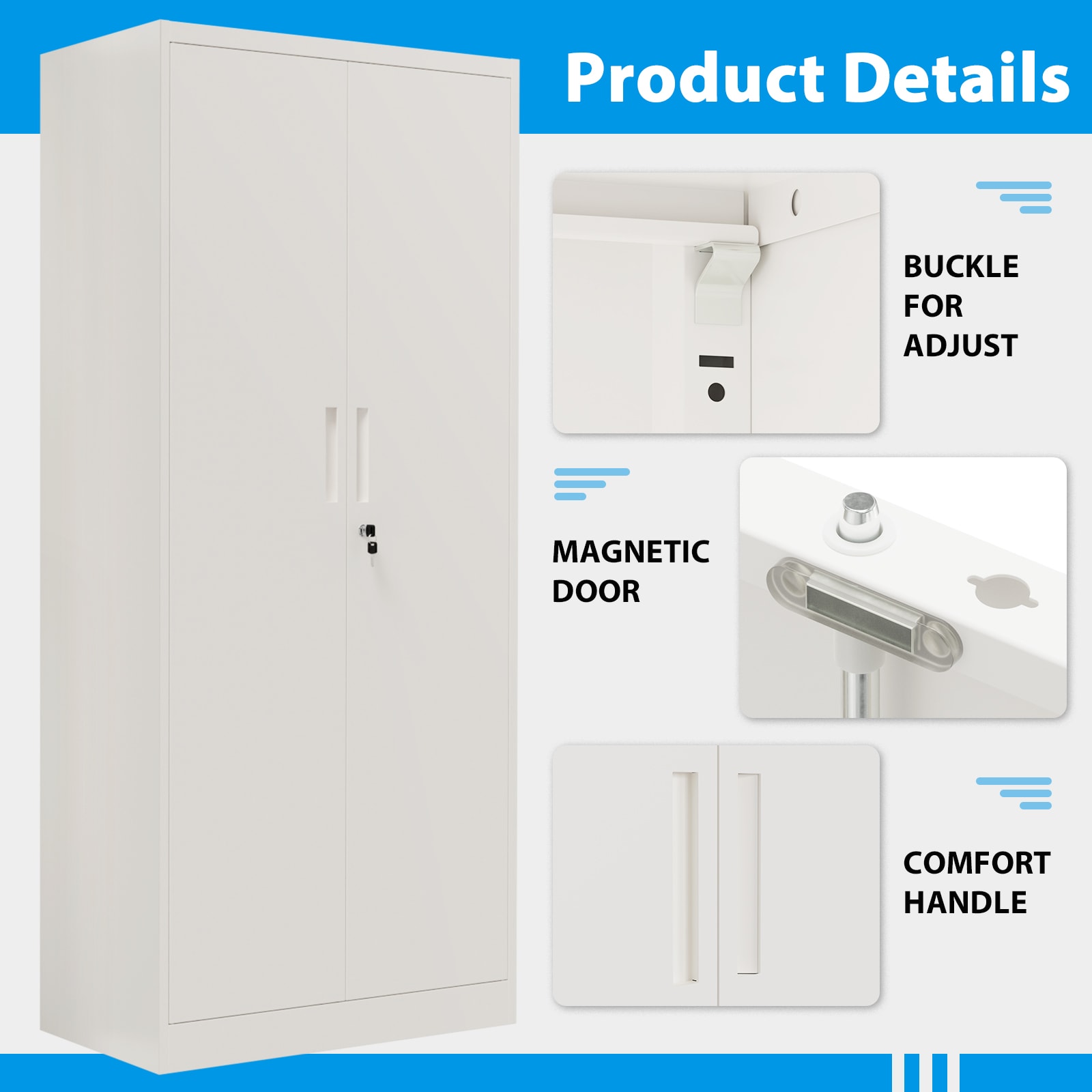 RaDEWAY OP040102-WH Garage-Cabinets - View #5