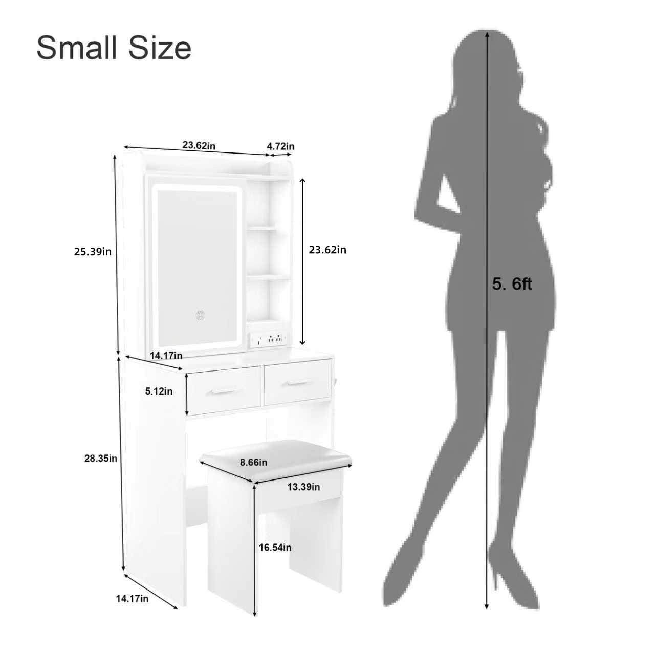 Siavonce XH296515 Bedroom-Vanities - View #2
