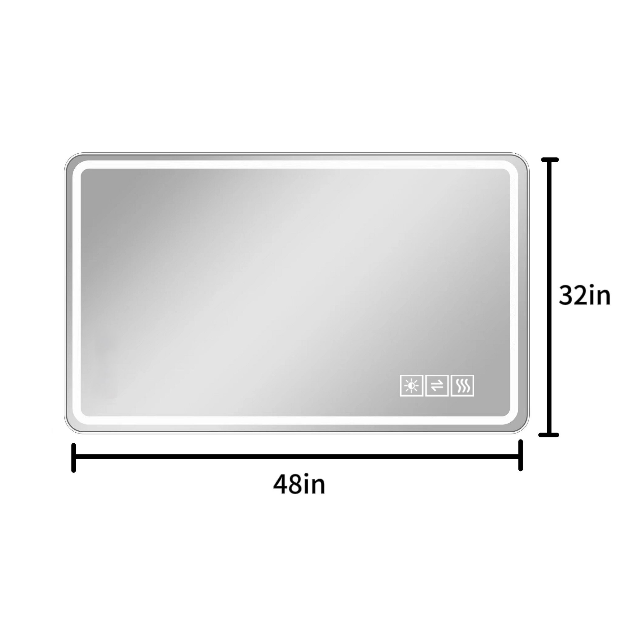 CASAINC MD02-3036SF1 Framed-Bath-Mirrors - View #10