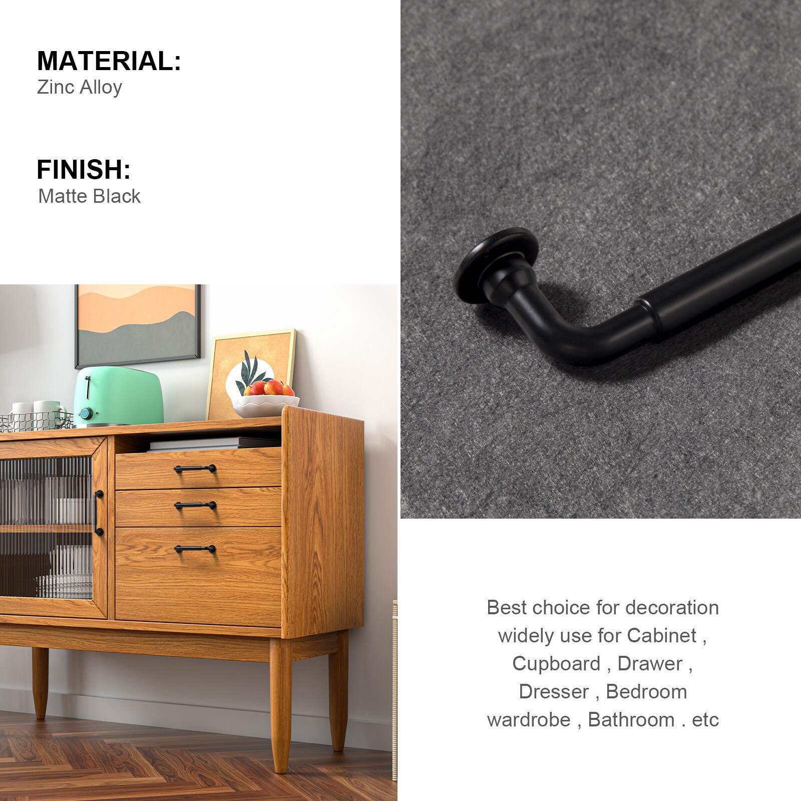 Miaokesen 9588B-DK Cabinet-Knobs - View #6