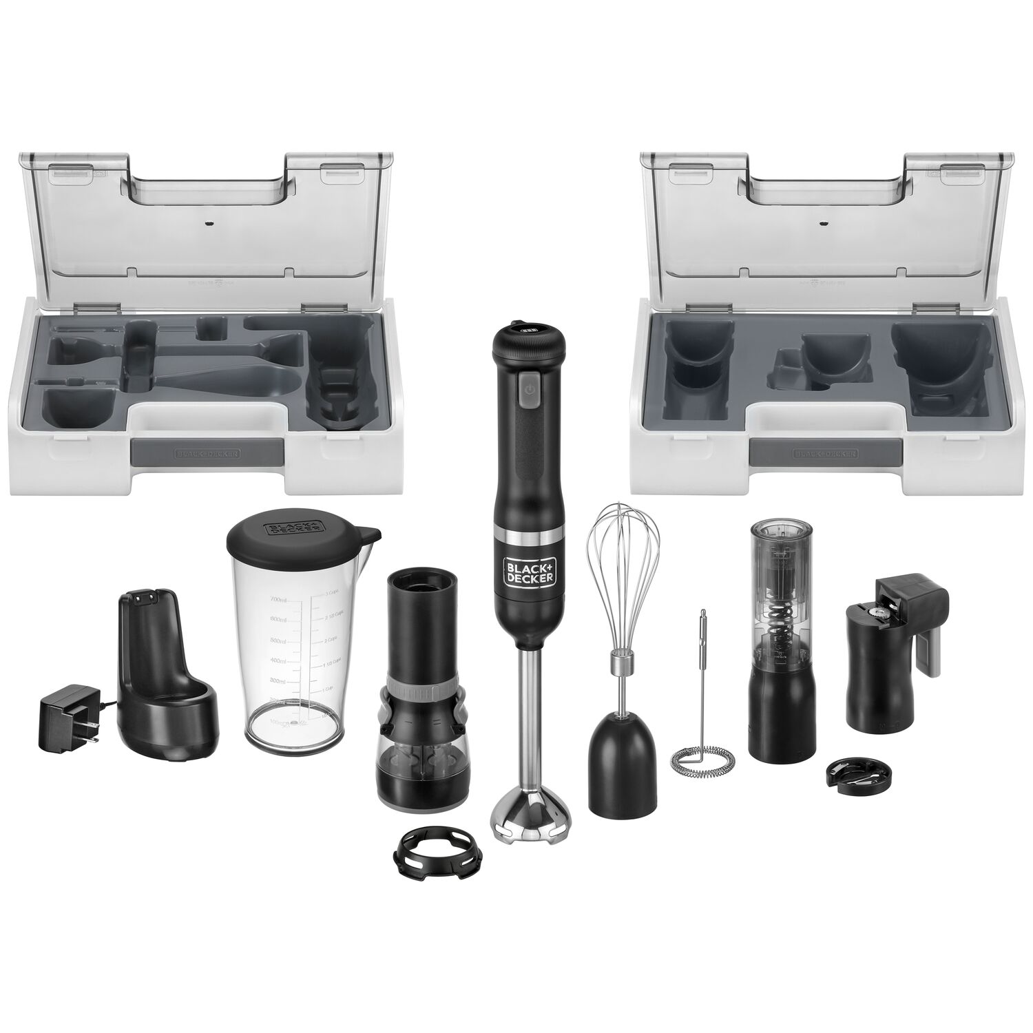 KitchenAid 5-Speed Black Matte 60-Watt Immersion Blender Pulse Control with  Accessory Jar in the Immersion Blenders department at