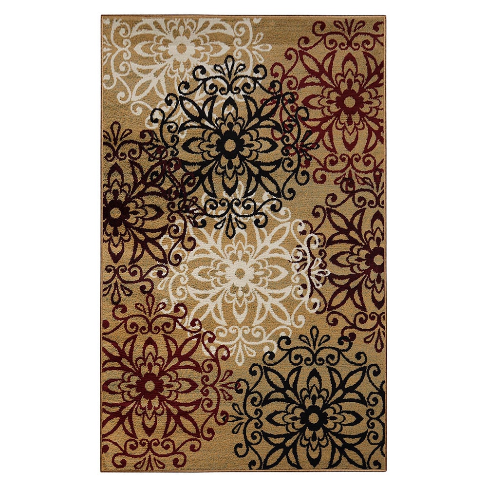 Superior 4X6RUG-LEIGH-GL Polypropylene Rectangular Indoor Spot clean with mild detergent Area rug