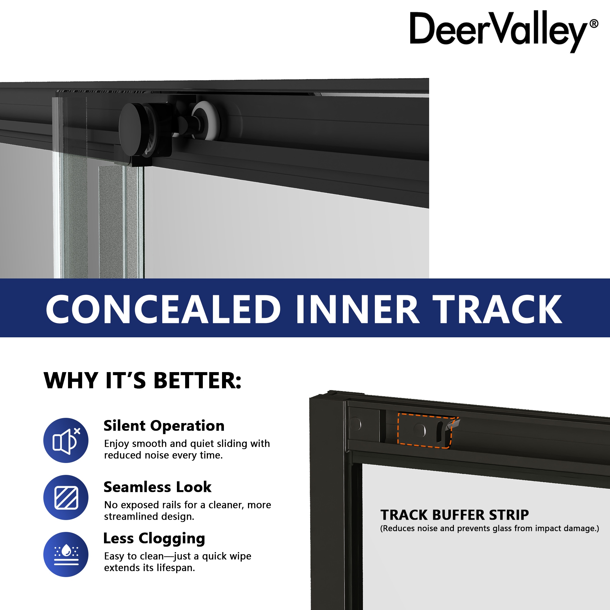 DeerValley DV-1SD0213B06 Alcove-Shower-Kit - View #4