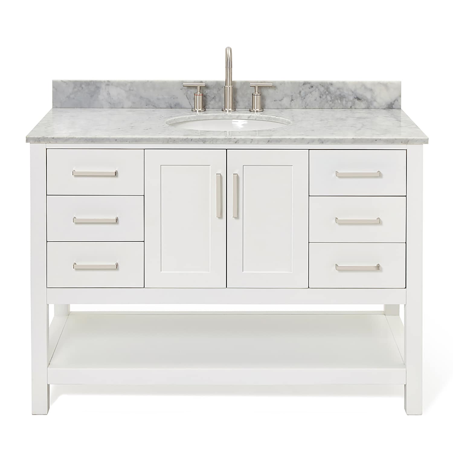 ARIEL S049SCW2OVOWHT Bath-Vanity-Combo - View #2