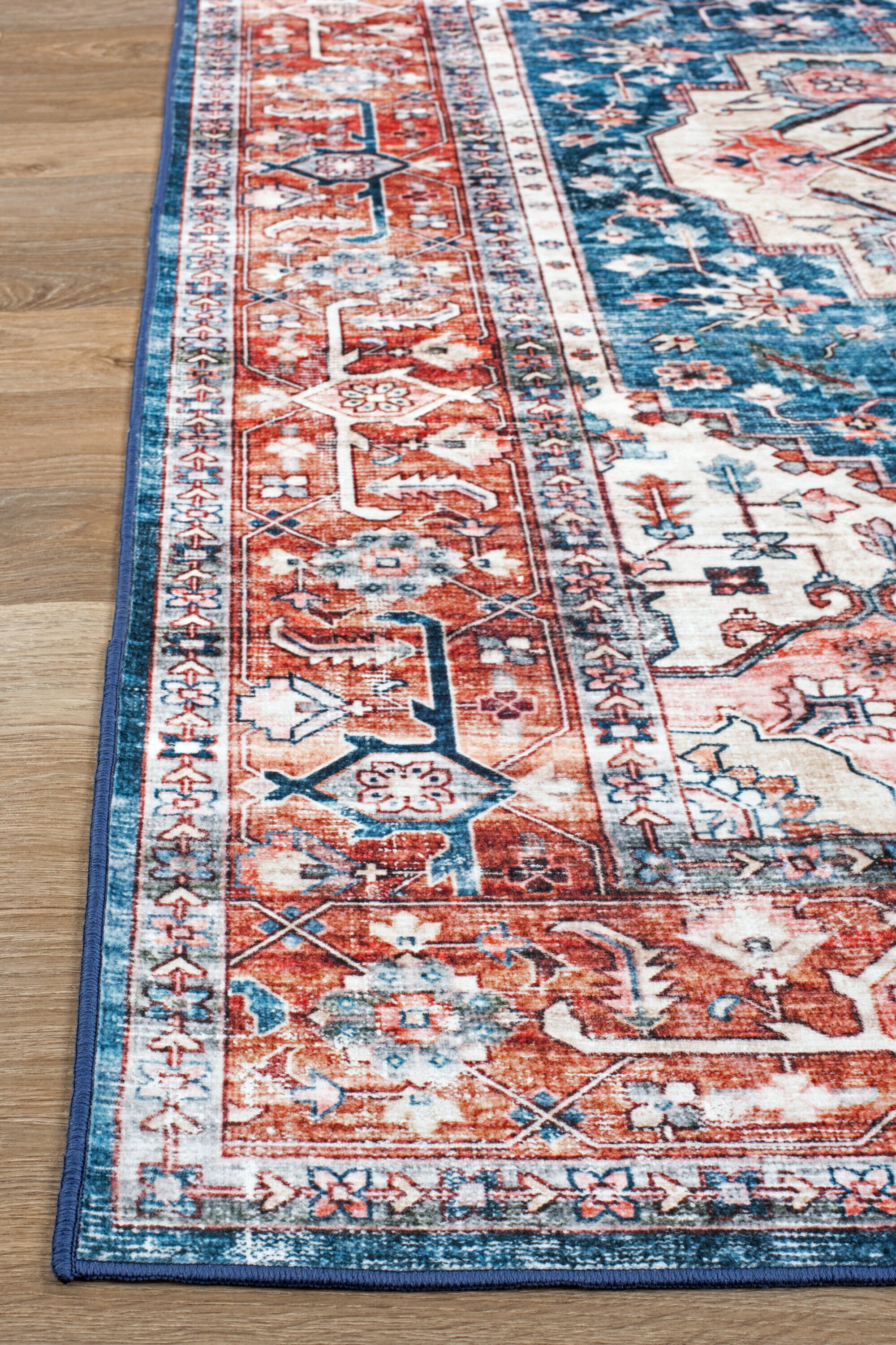 World Rug Gallery 7018BLUE5X7 rugs - View #7