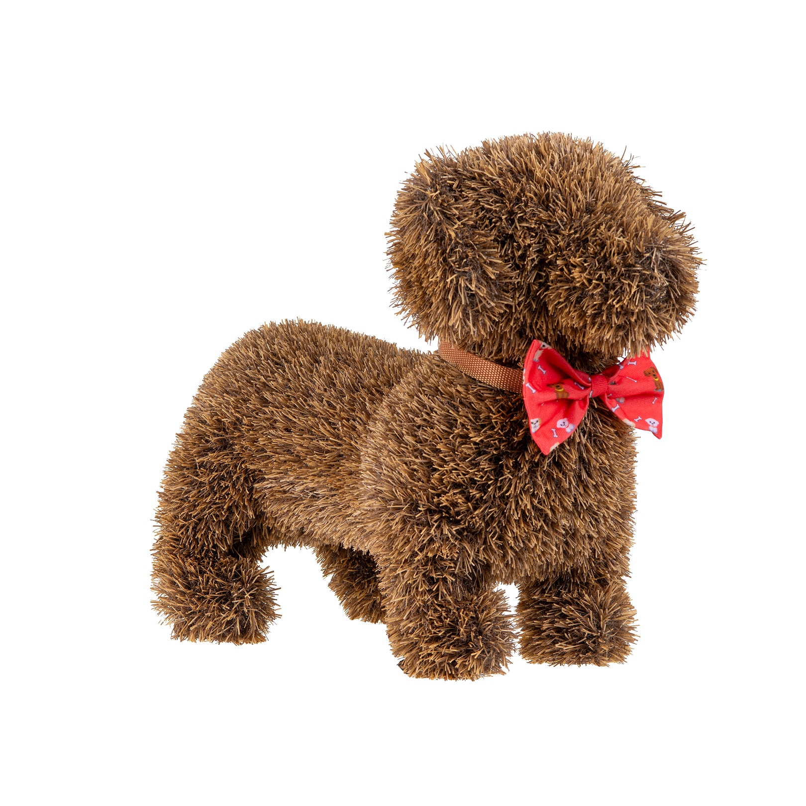 Naturae Decor - 13-in H x 8.5-in W Brown Dog Garden Statue
