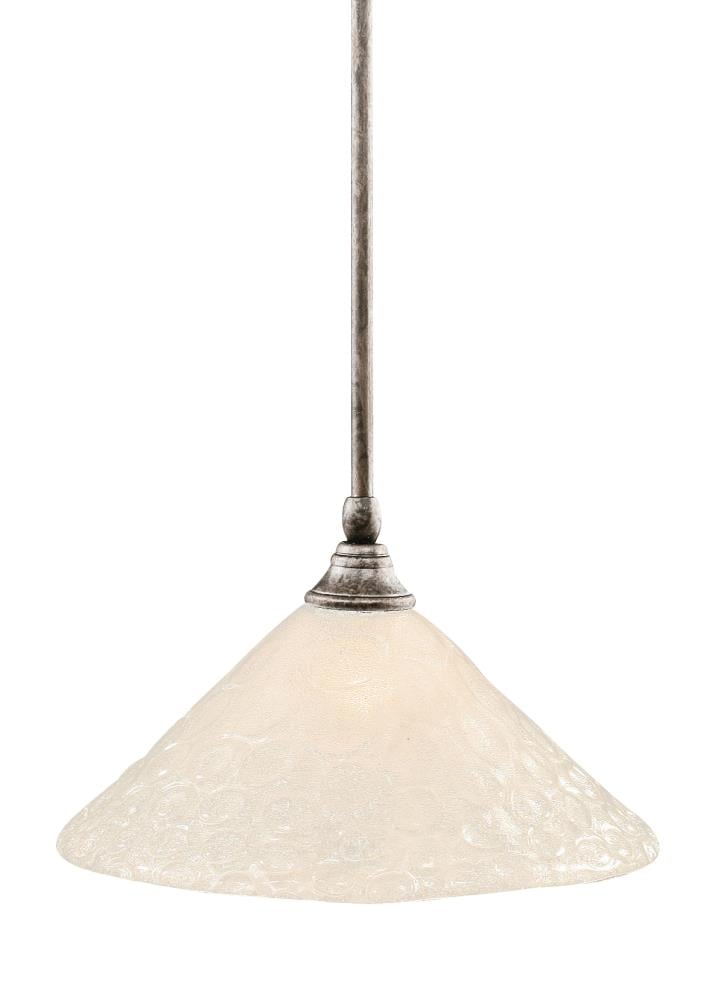  LWTK003522 Brooster Bronze Transitional Stained Glass Bowl Hanging Pendant Light