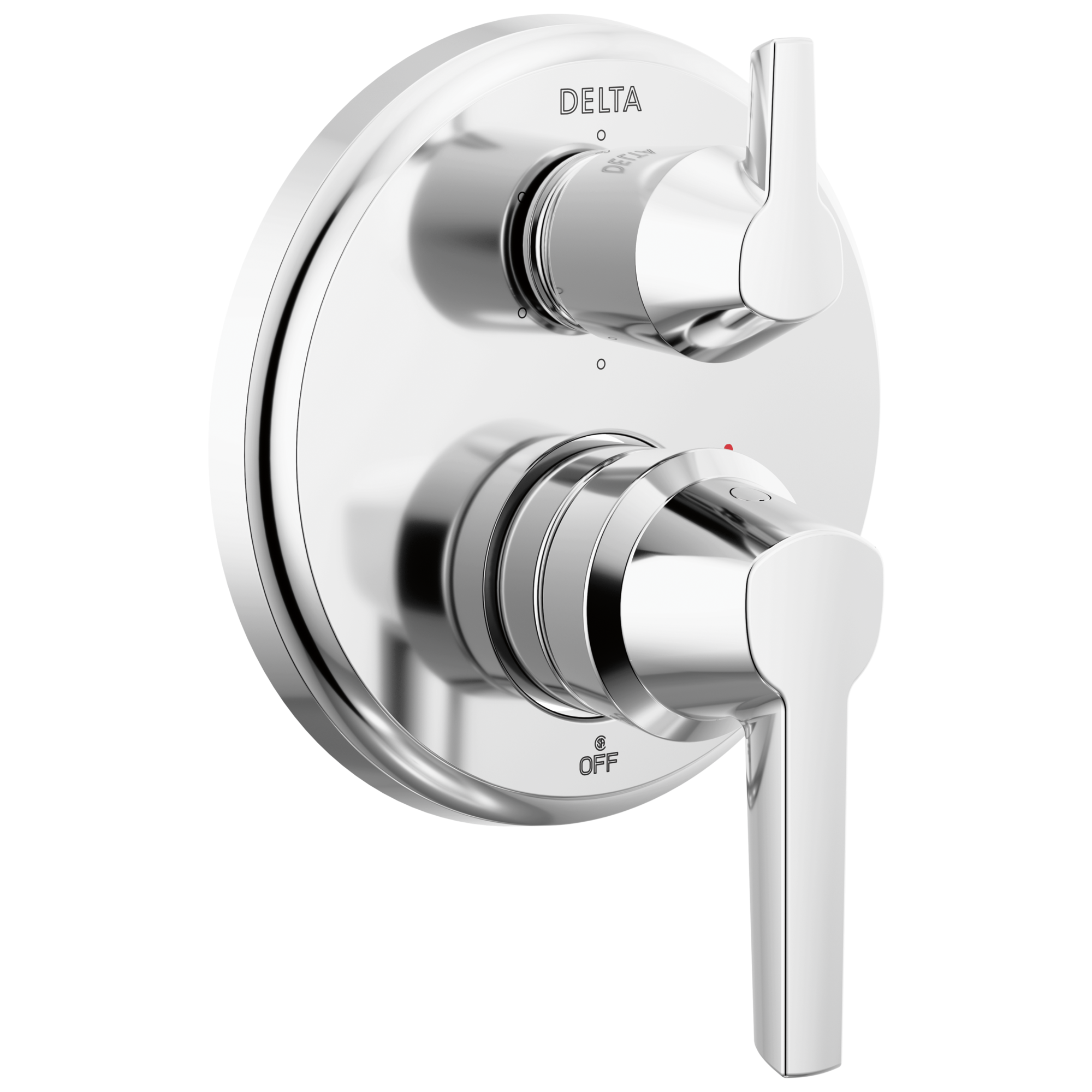 Delta T24971-PR Galeon Lumicoat Chrome 3.5-Inches Universal Bathtub/Shower Diverter 0.5-Inches -ID