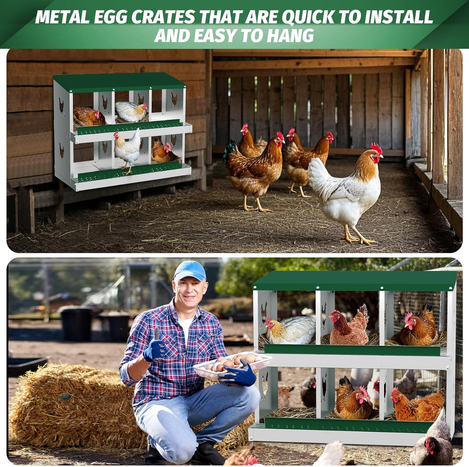 Qeetex GGL-PHO-348SBN54 Chicken-Coops-Rabbit-Hutches - View #3
