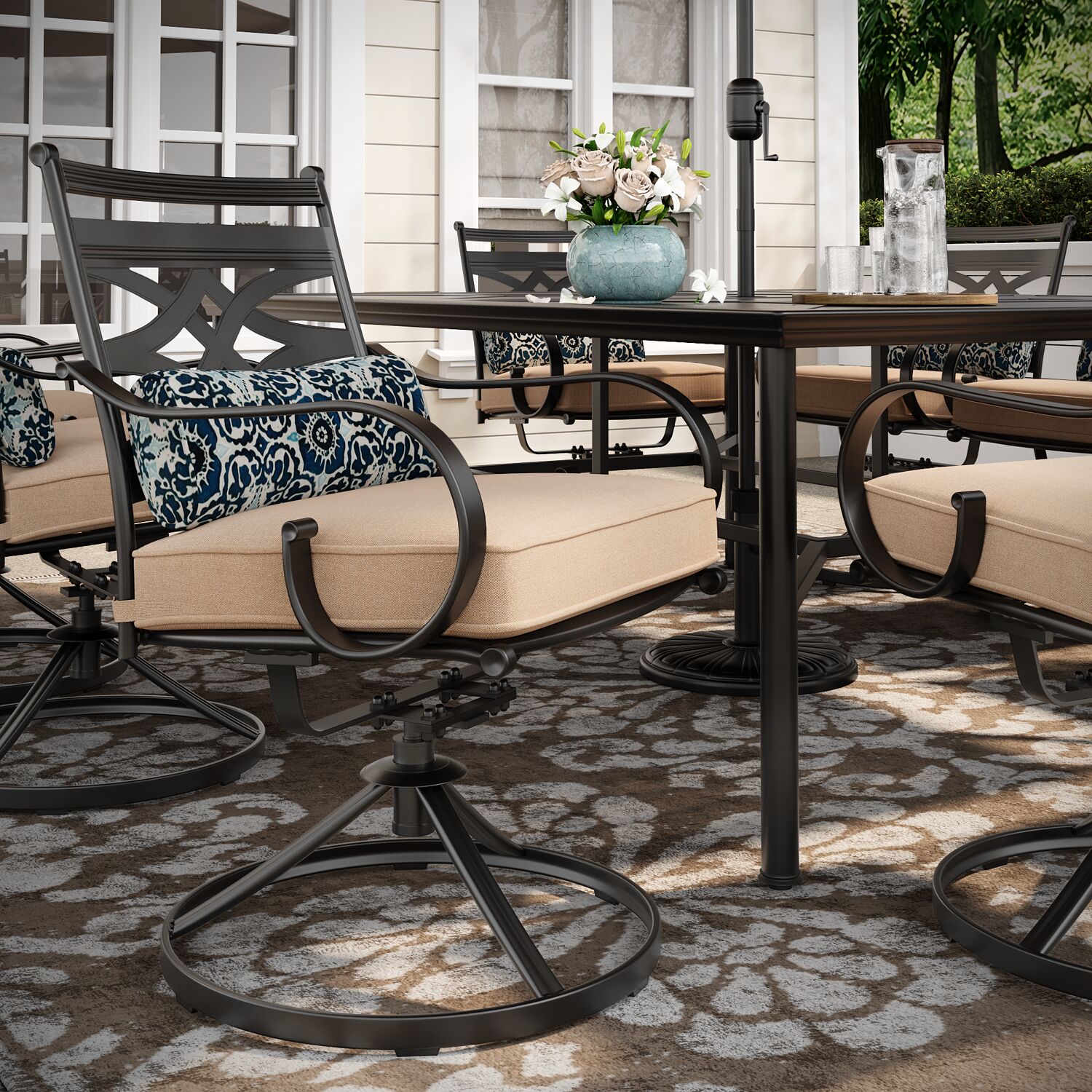 Hanover MCLRDN11PCSW10-SU-T Patio-Dining-Sets - View #13