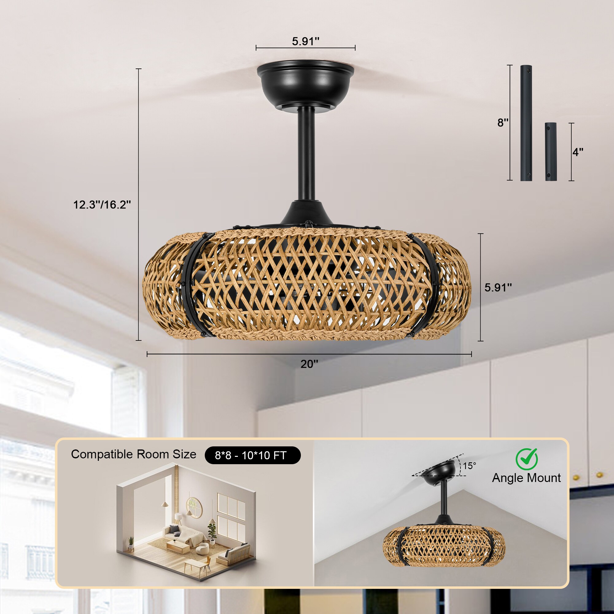 TALOYA TLY-MF1172-D-X Ceiling-Fans - View #2
