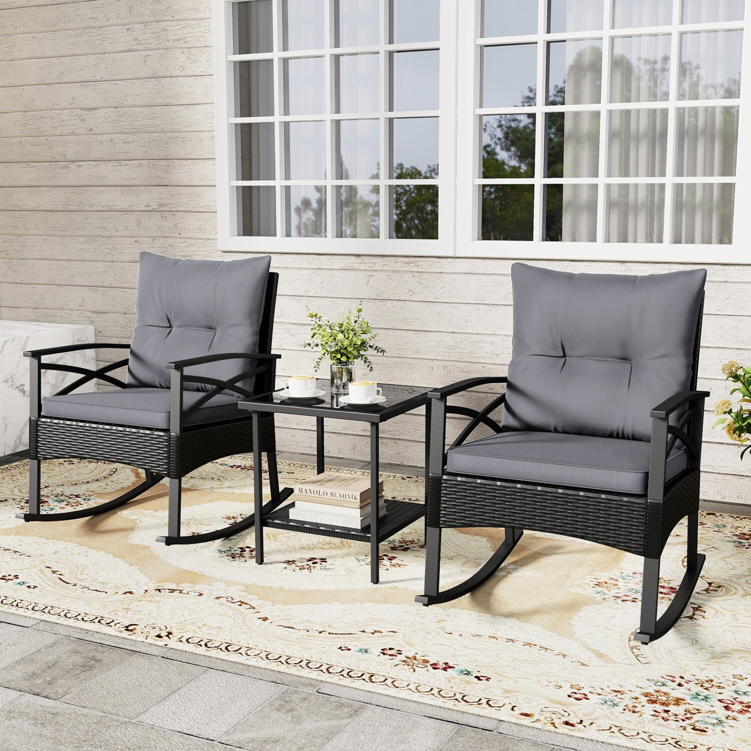 Slickblue D-CO-RG50557WH Patio-Conversation-Sets - View #2