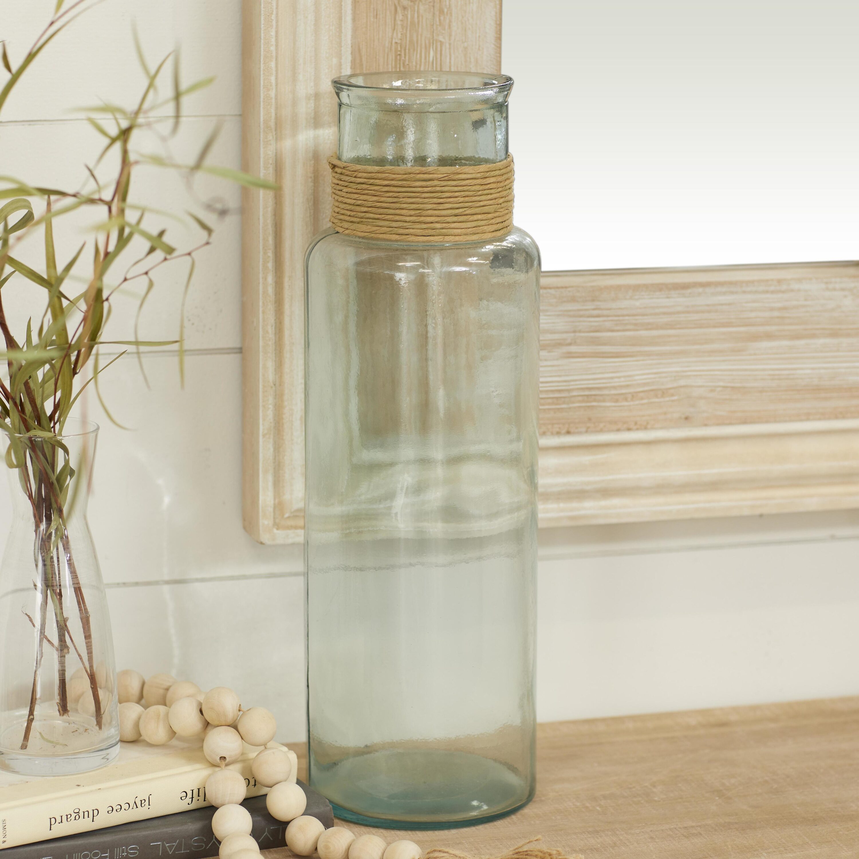 Grayson Lane 18230 Blue Glass Farmhouse Vase