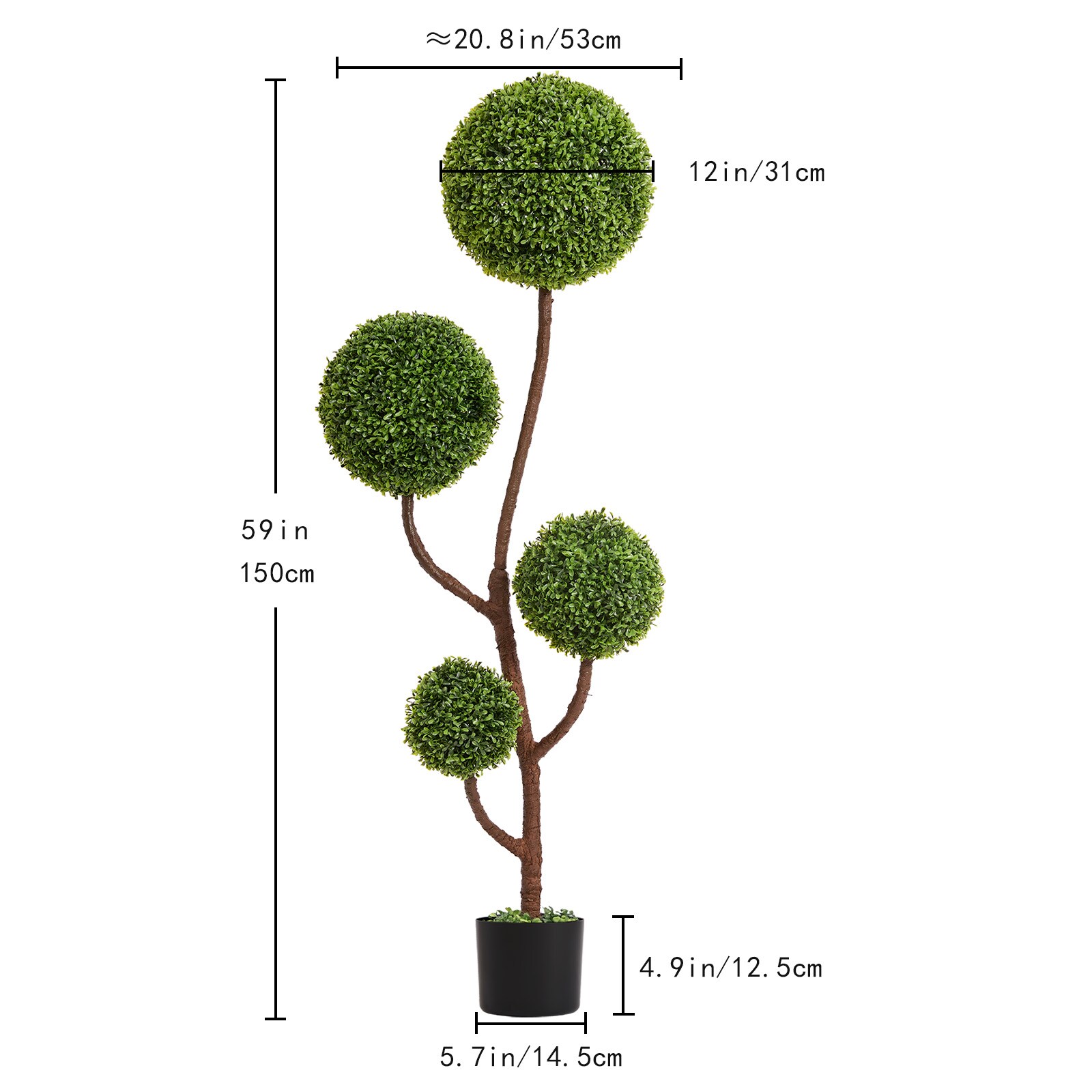 Poinic VVPP279015 Artificial-Plants-Trees - View #2