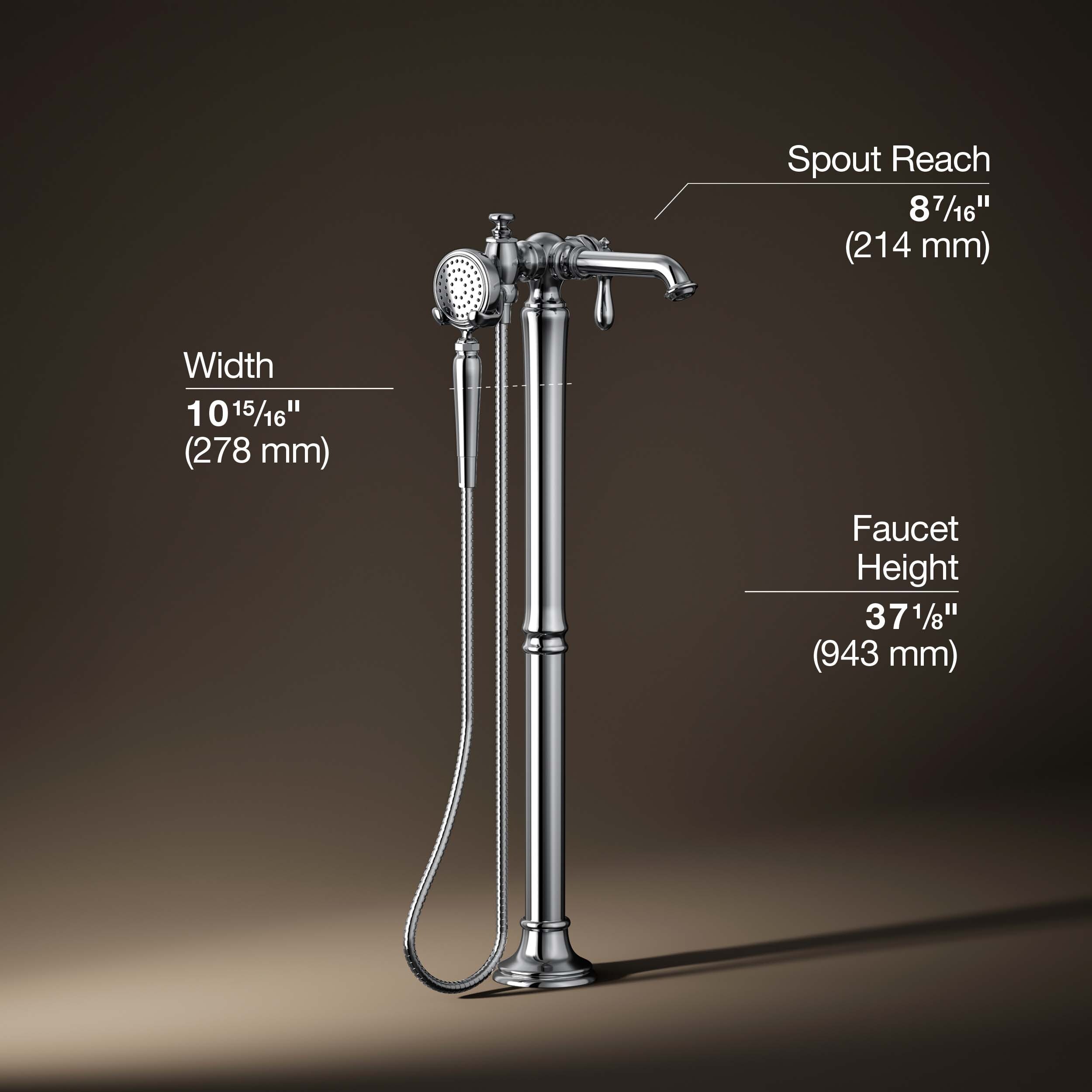 KOHLER K-T72790-9M-CP Roman-Tub-Faucets - View #3