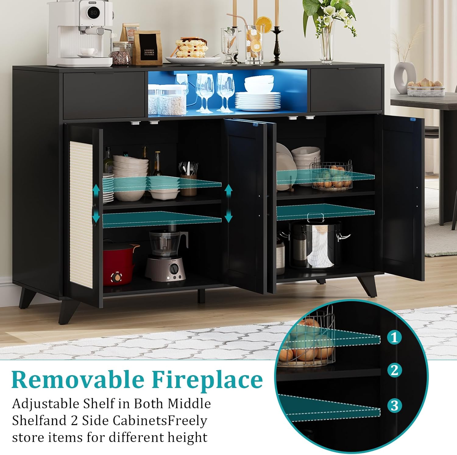 Der Rose PHO-14VKFVNZ-HF2 Storage-Drawers - View #4