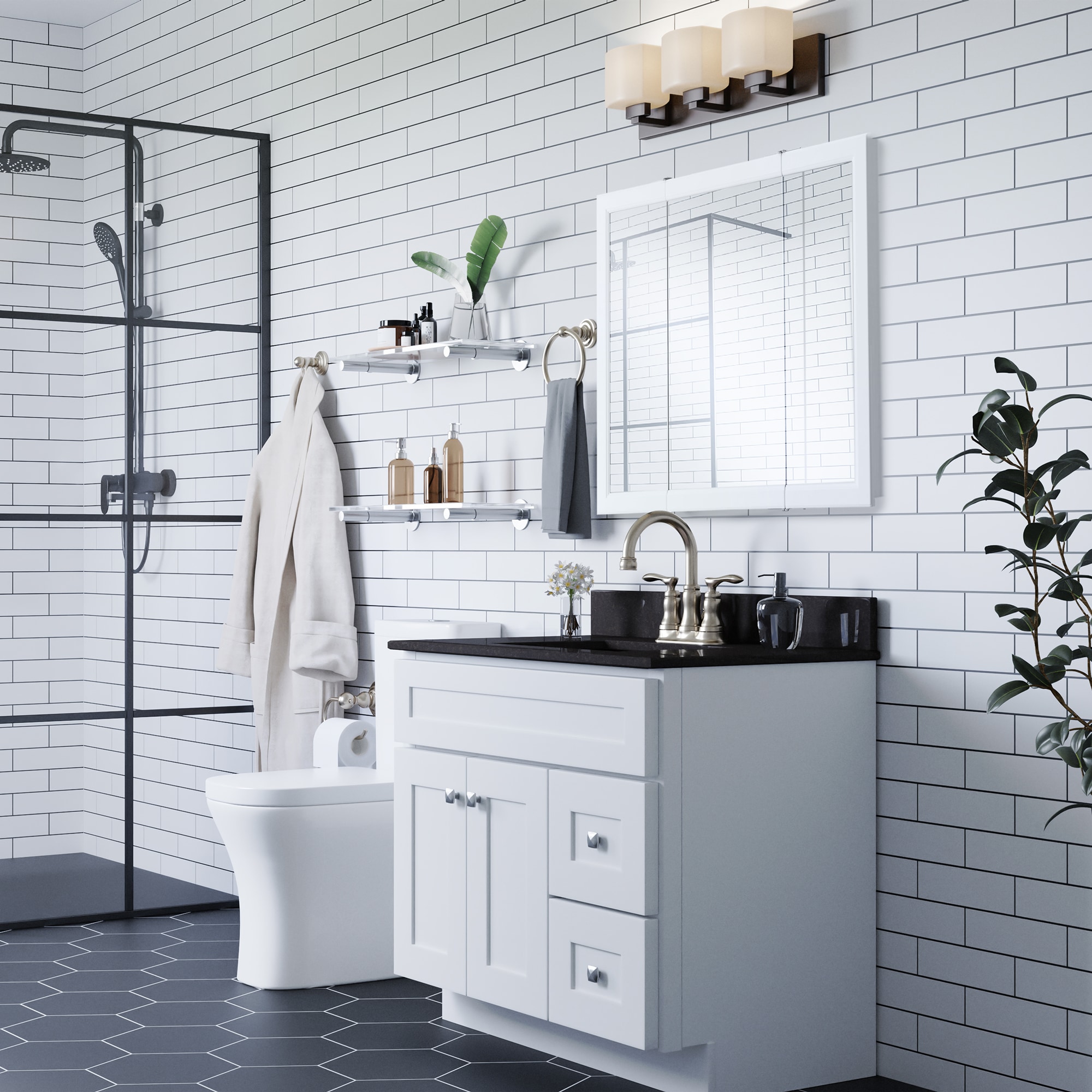 Design House 545103-WHT Bathroom-Medicine-Cabinets - View #8