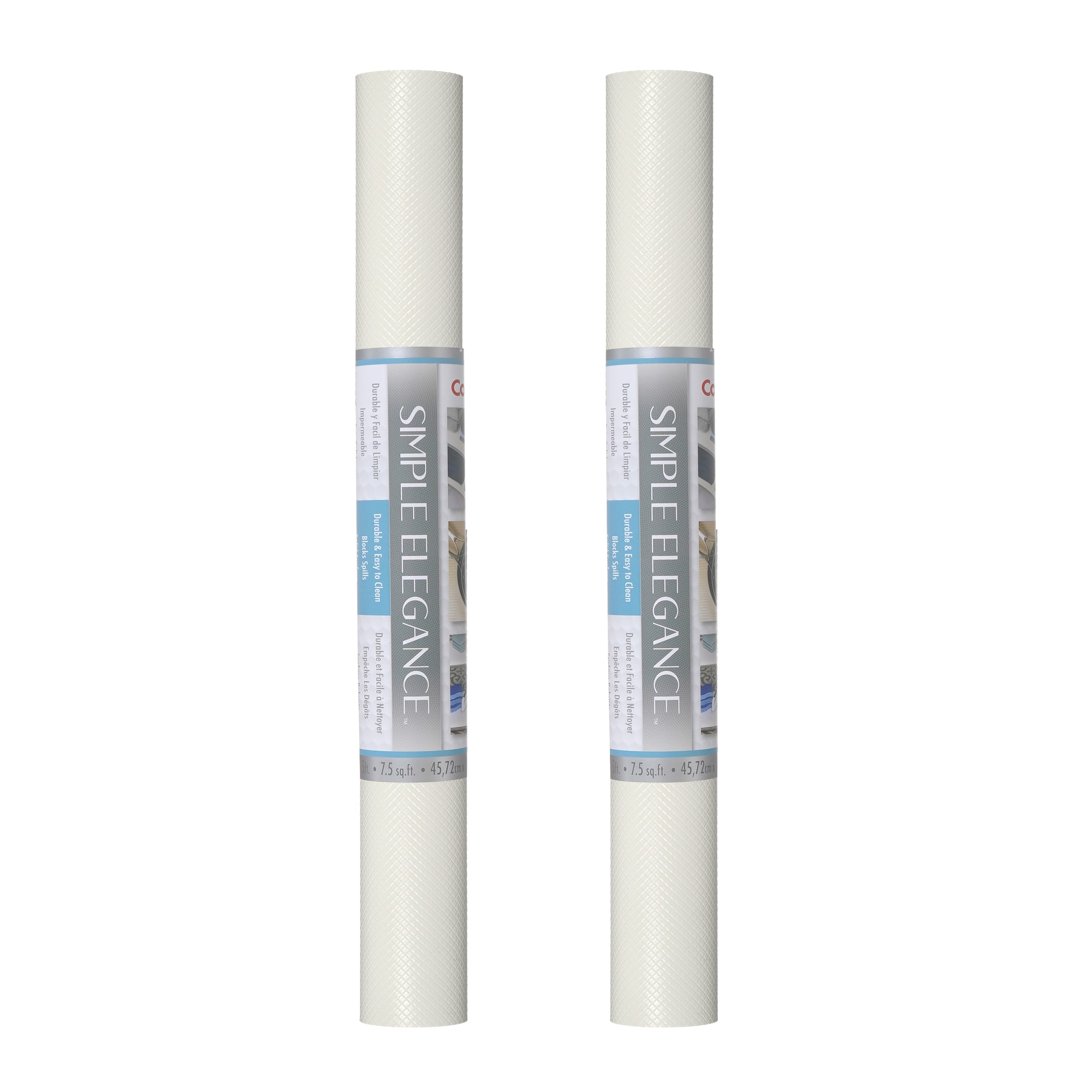 Con-Tact 05F-C5T21-2RAZ 20-Inches x 5-ft White Diamond Shelf liner