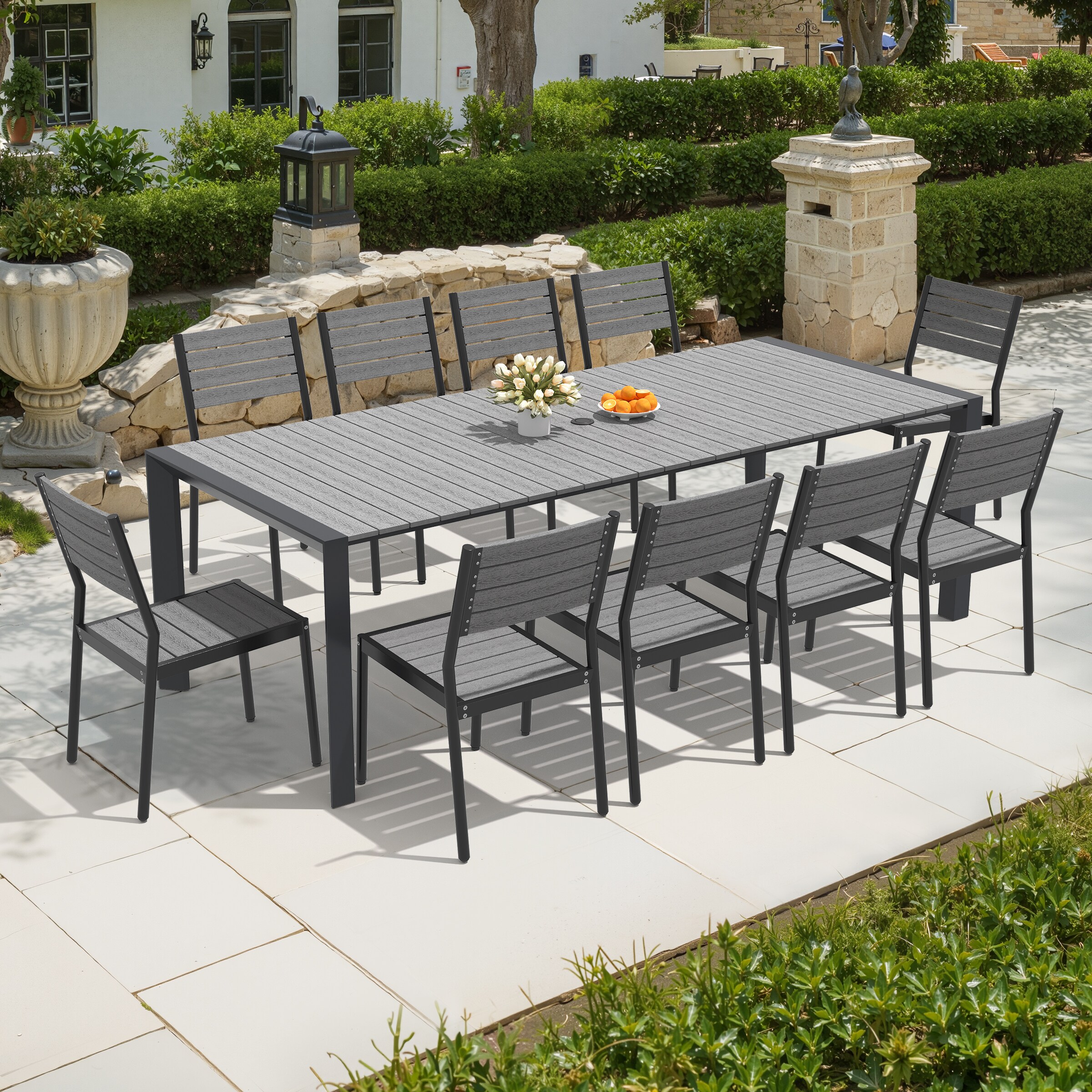 Crestlive Products CL-TD6237GRY240-11 Patio-Dining-Sets - View #2