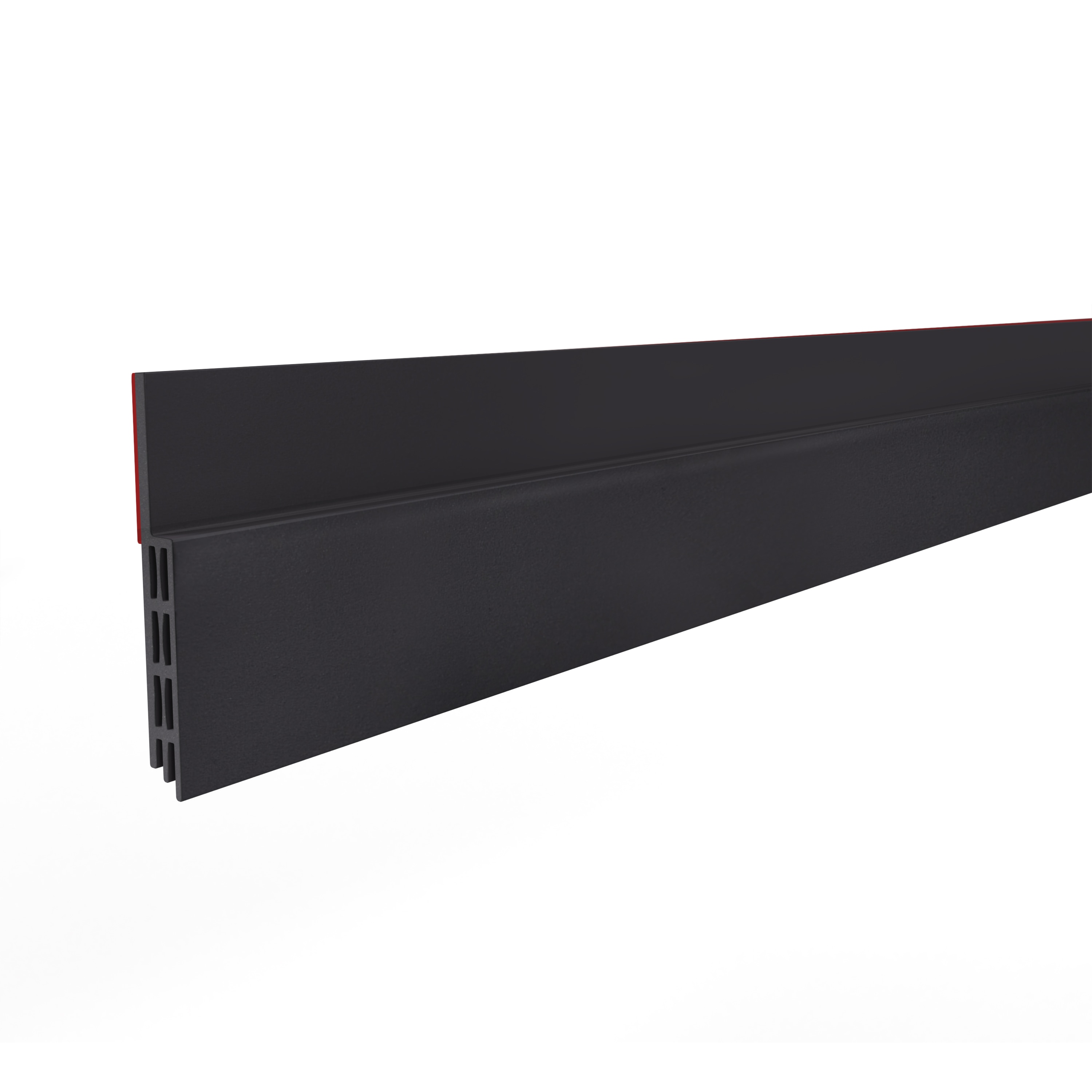 Frost King EZ111BK 36-in Black Interior Door Sweep (Installation Method: Adhesive)