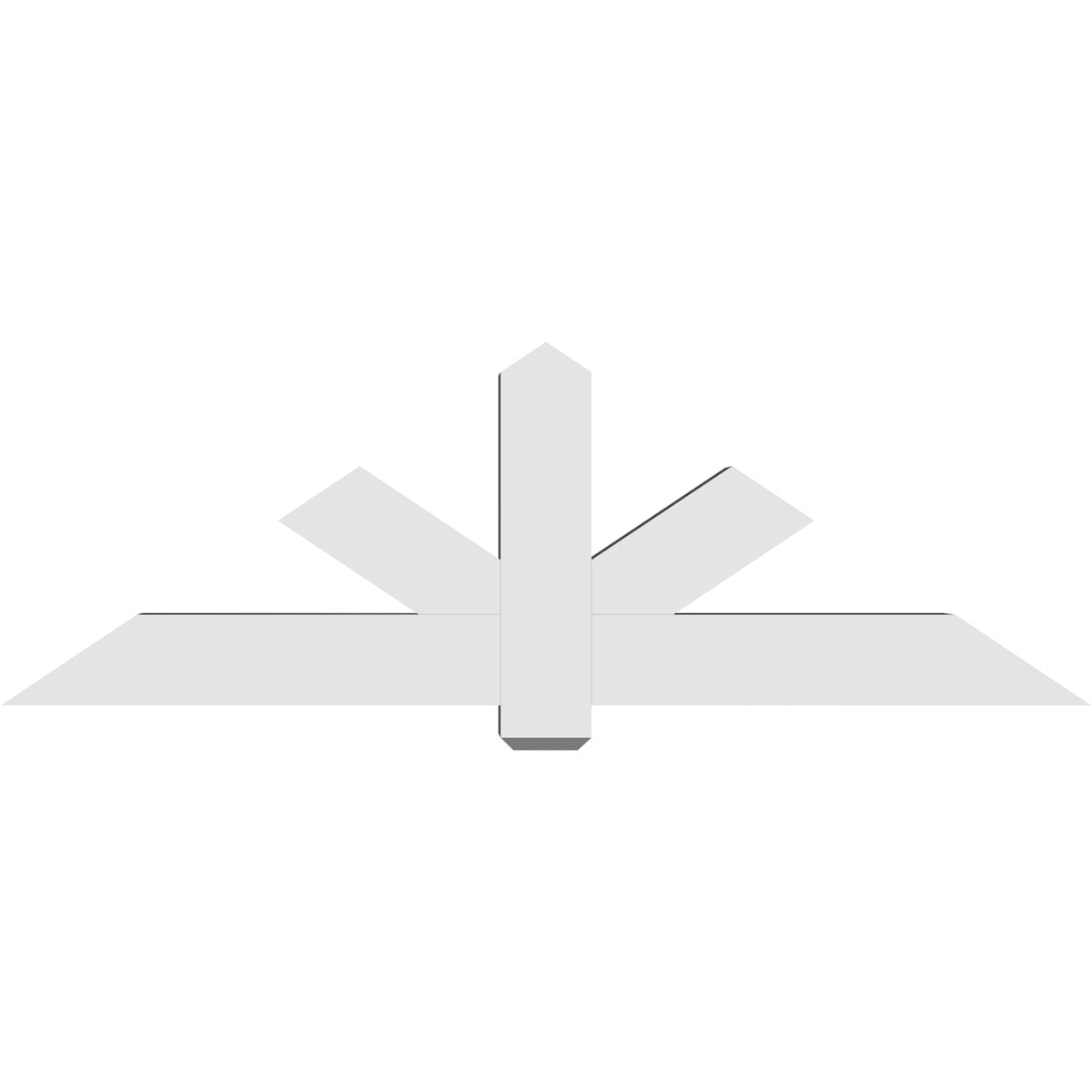 Ekena Millwork GBP072X24X0606KEN00 Exterior-Brackets-Braces - View #4