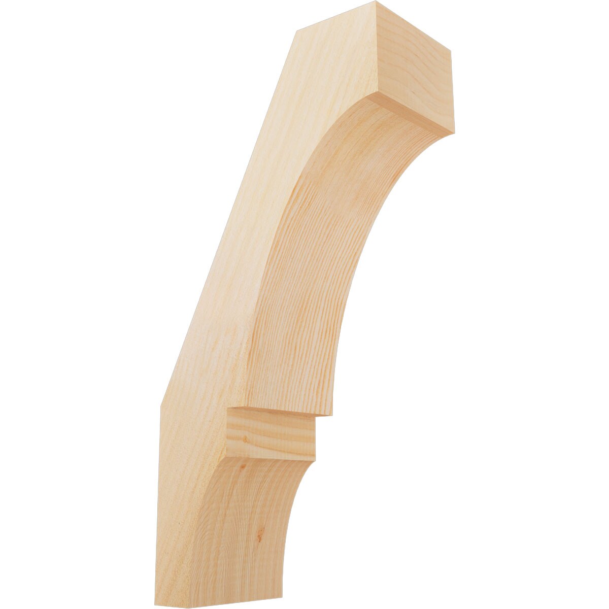 Ekena Millwork BRC06X12X24BOA00RDF 6-in x 12-in x 24-in Douglas Fir Unfinished Wood Balboa rough sawn