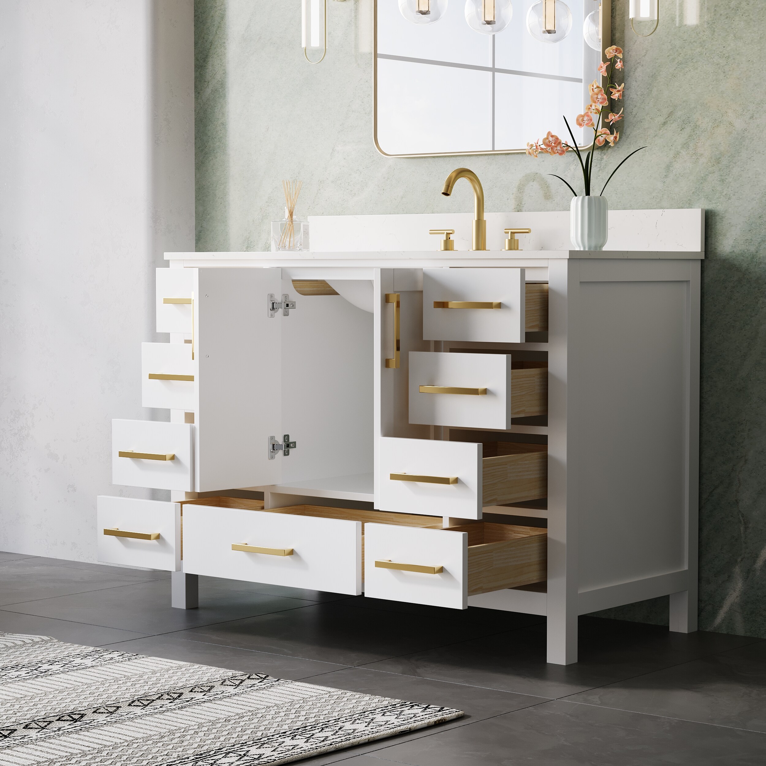 Forclover AW65-01 Bath-Vanity-Combo - View #4