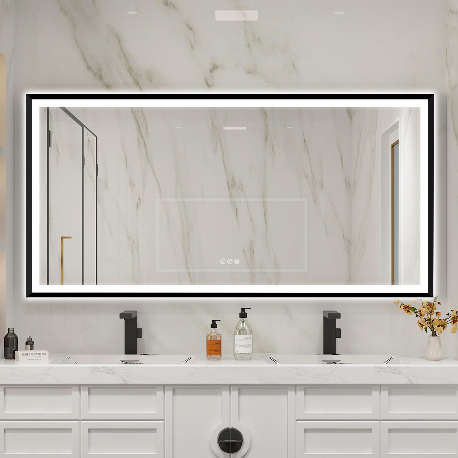 Forclover MRE-6F7236MB Framed-Bath-Mirrors - View #18
