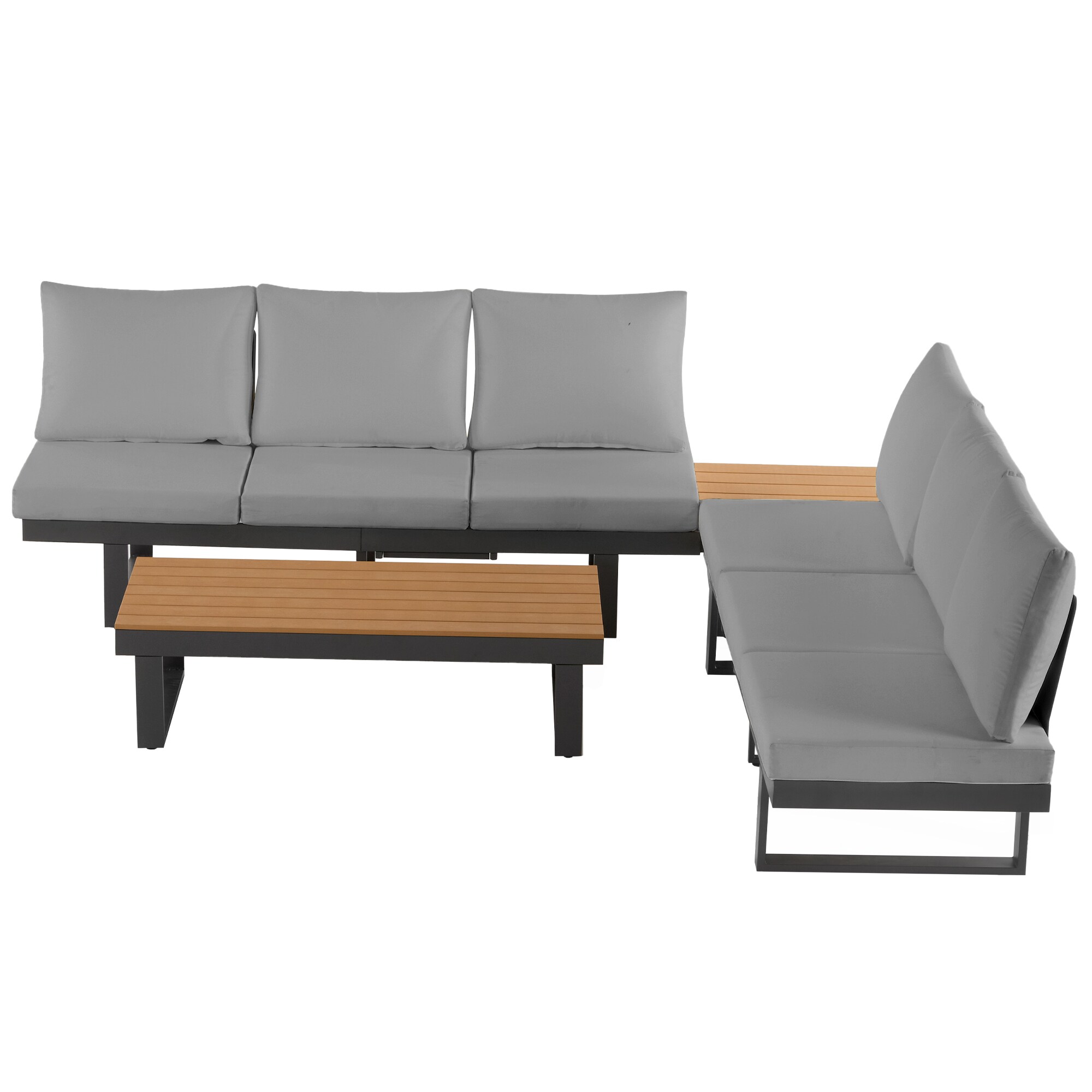 SINOFURN SYA370189GY Patio-Sofas-Daybeds - View #6