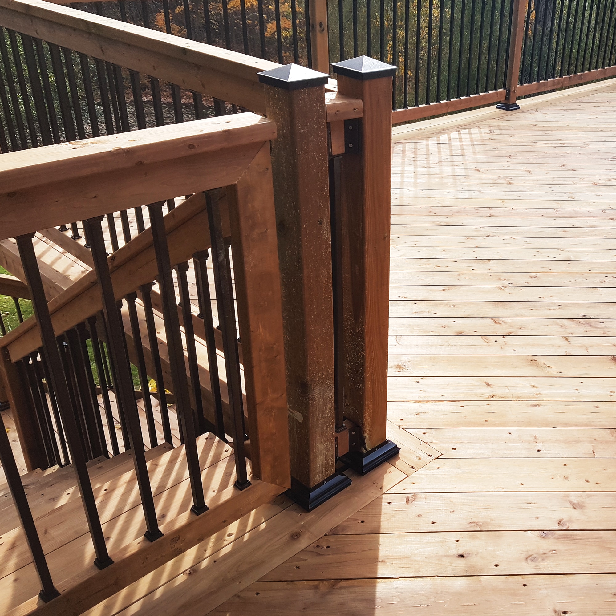 Nuvo Iron PCCA4B-ES Deck-Post-Caps - View #4