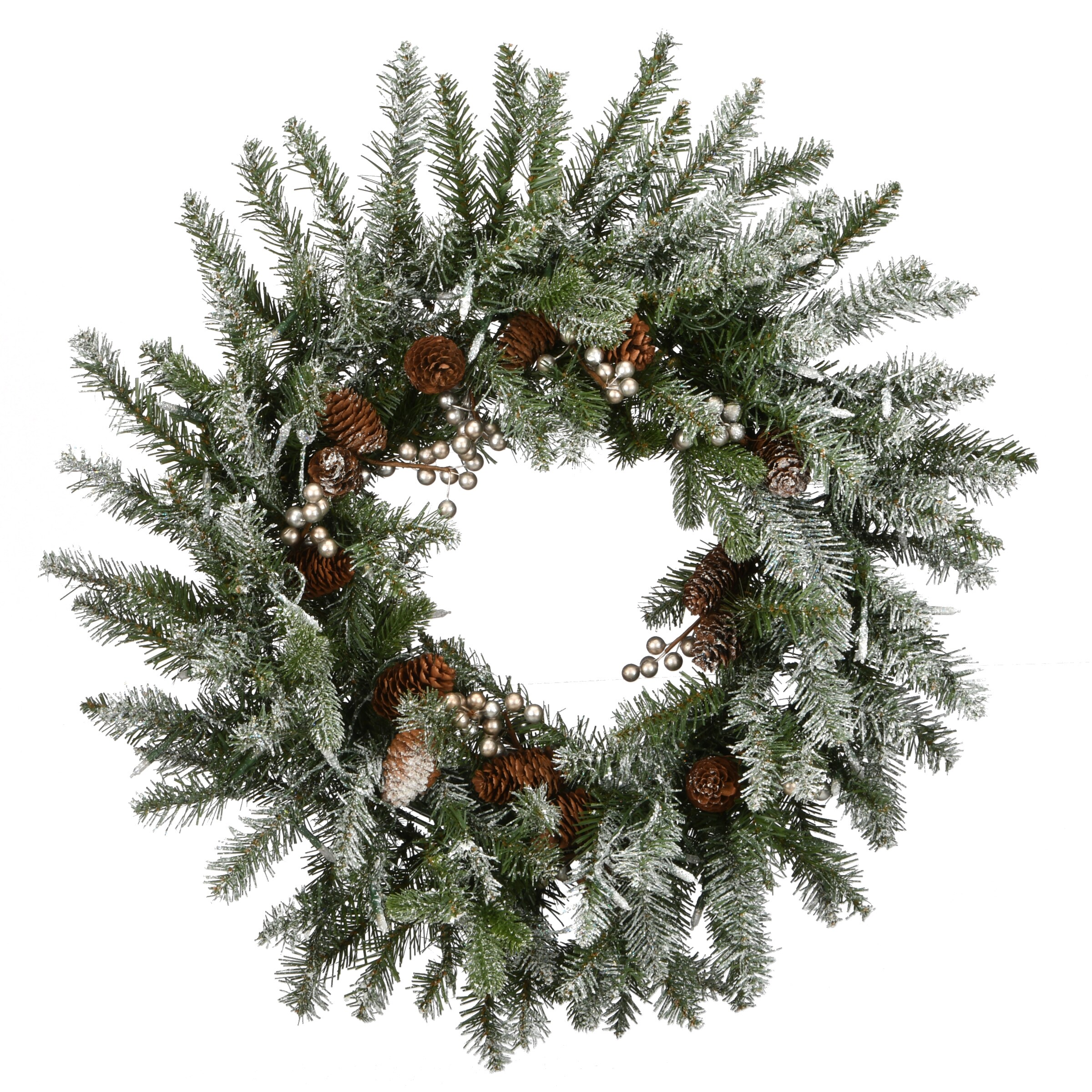 National Tree Company PEMG3-31424WBC1 Artificial-Christmas-Wreaths - View #5