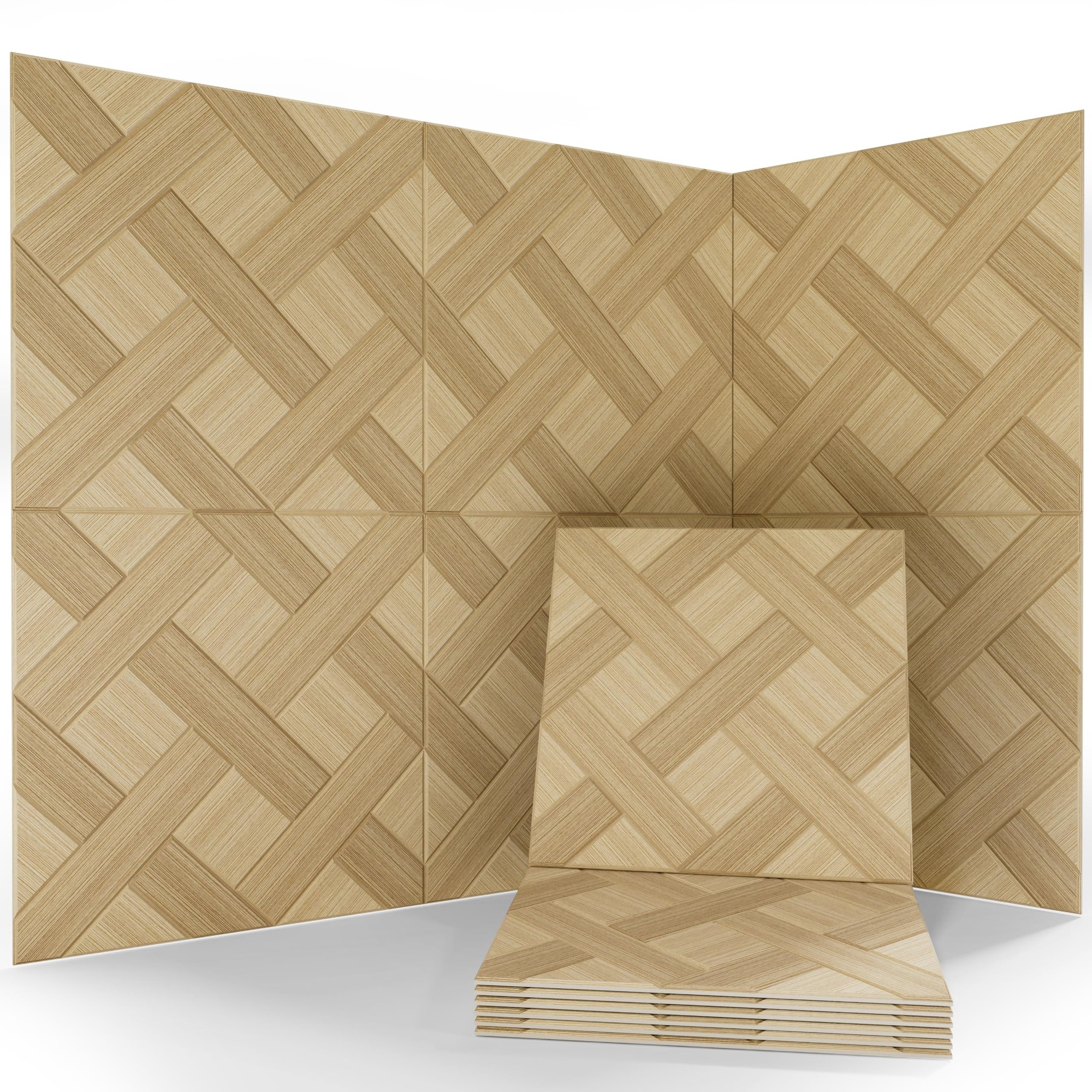 Misopily Acoustic Wall Panels 6 Piece Set 23.62 X 23.62 Inches Decorative Sound Absorbing Panels for Home Theater Recording Studio and Office #LMS0821M186