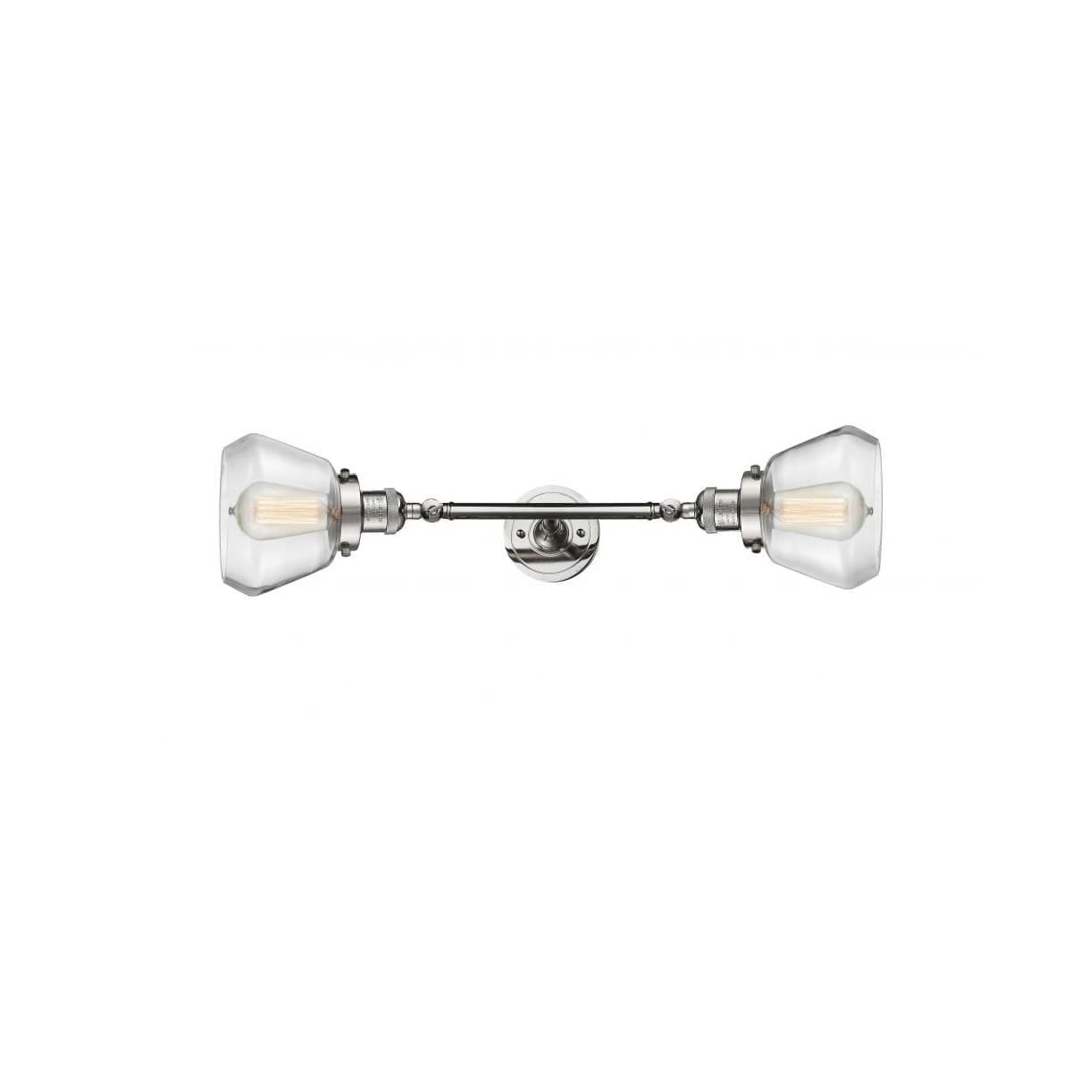 Innovations Lighting -  208L-PN-G172 Franklin Restoration Fulton Bathroom Vanity Light Polished N...