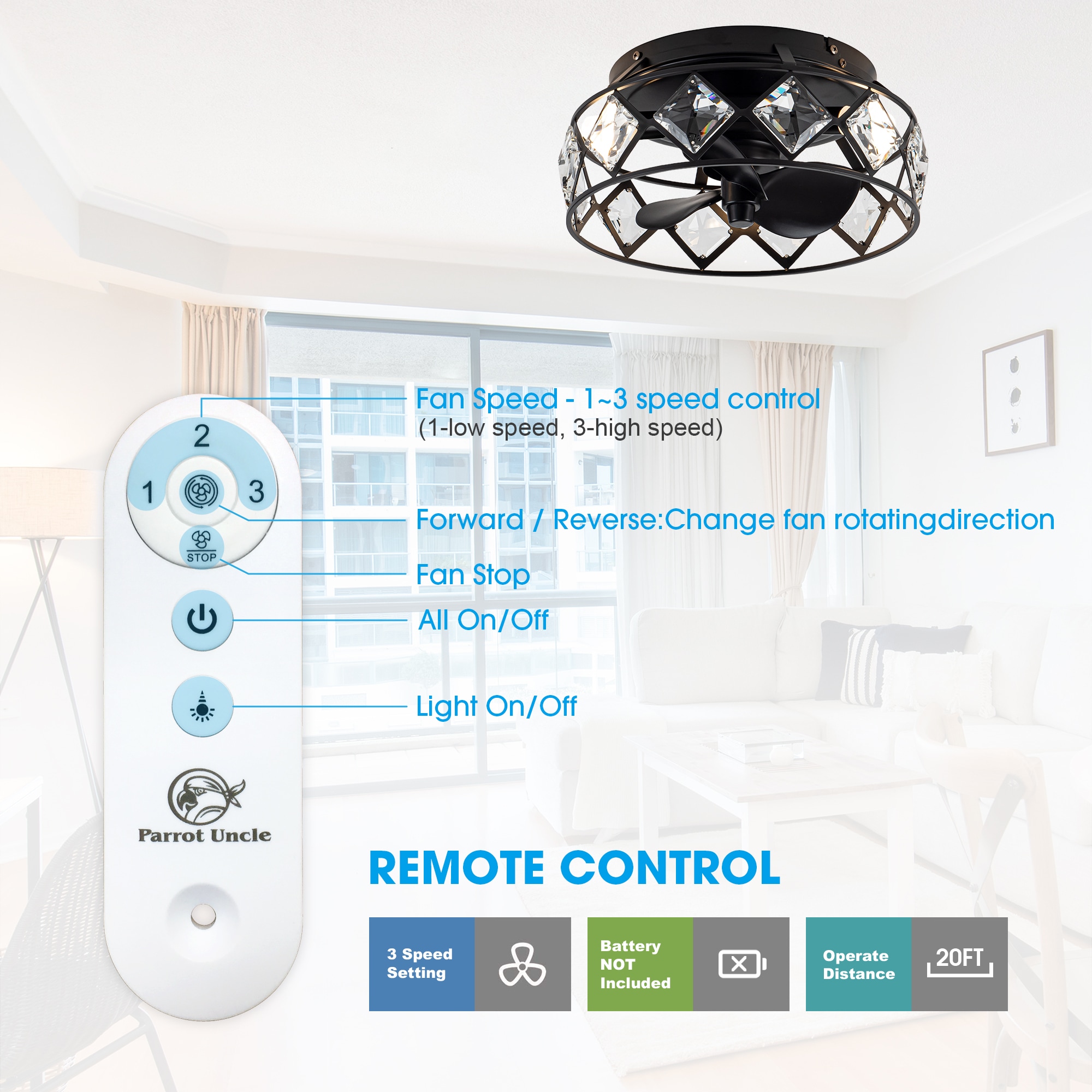 Parrot Uncle F8271110V Ceiling-Fans - View #4