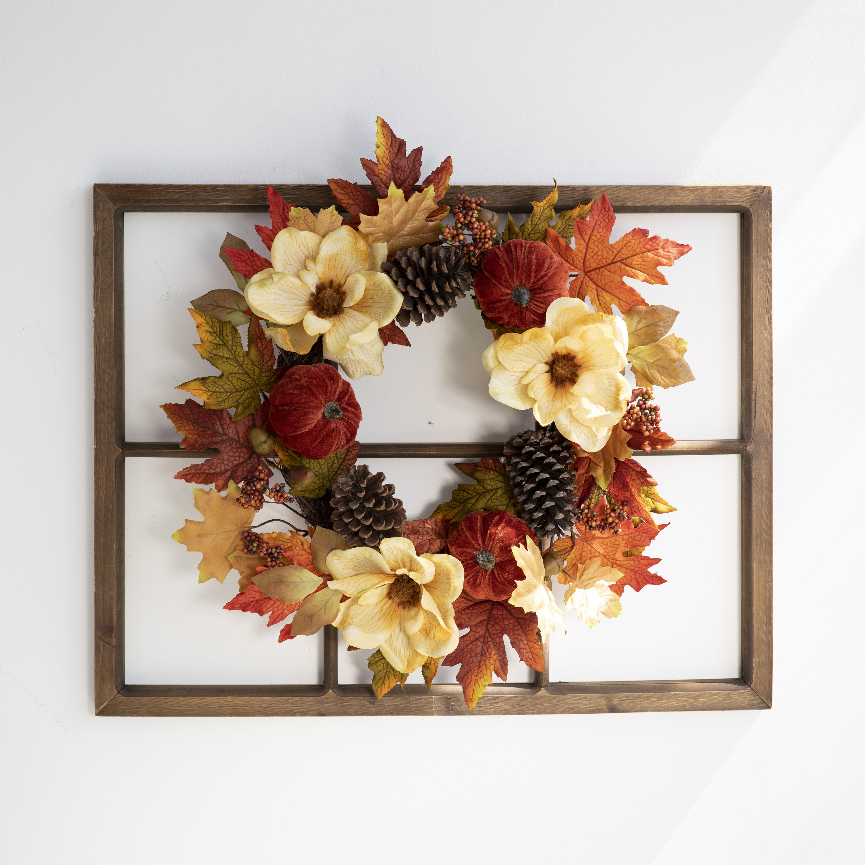 Glitzhome 2005500035 Artificial-Thanksgiving-Wreaths - View #10