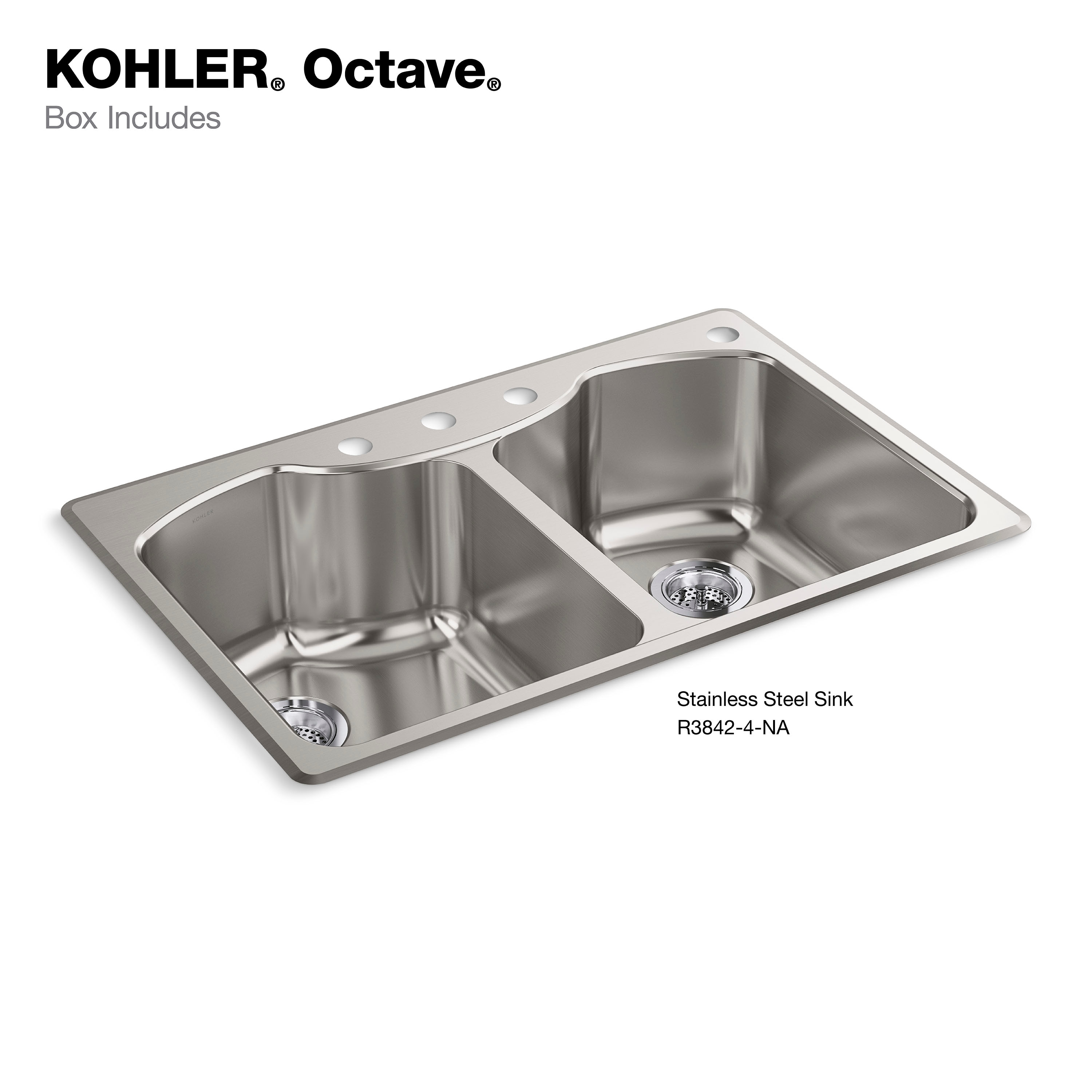 KOHLER R3842-4-NA Kitchen-Sinks - View #3